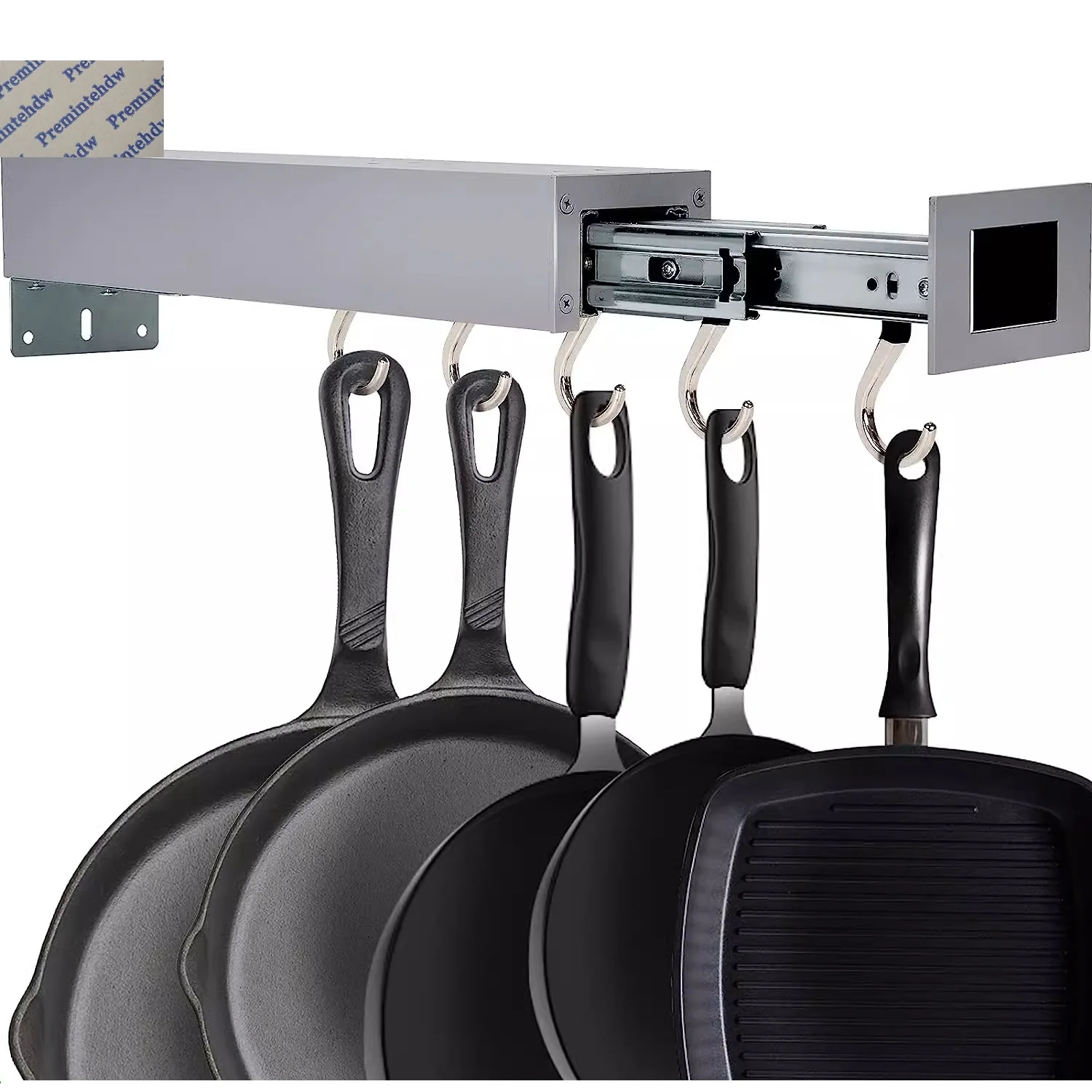 1Piece Heavy Top Mount Pull Out Rack Hanging Hooks For Pan Wardrobe Closet Organizer
1Piece Heavy Top Mount Pull Out Rack Hanging Hooks For Pan Wardrobe Closet Organizer