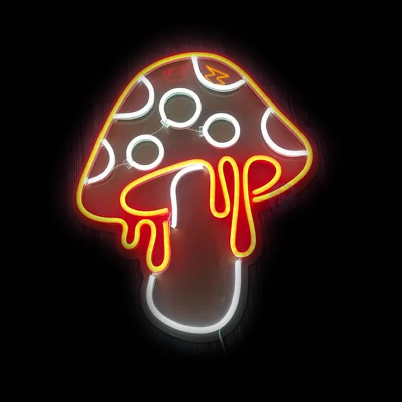 Mushroom Neon Sign Light Neon Fashion Glass Tube Food Neon Bedroom Decor Wall Funny Gift Shop Display Lighting Neon Light Anime
Mushroom Neon Sign Light Neon Fashion Glass Tube Food Neon Bedroom Decor Wall Funny Gift Shop Display Lighting Neon Light Anime