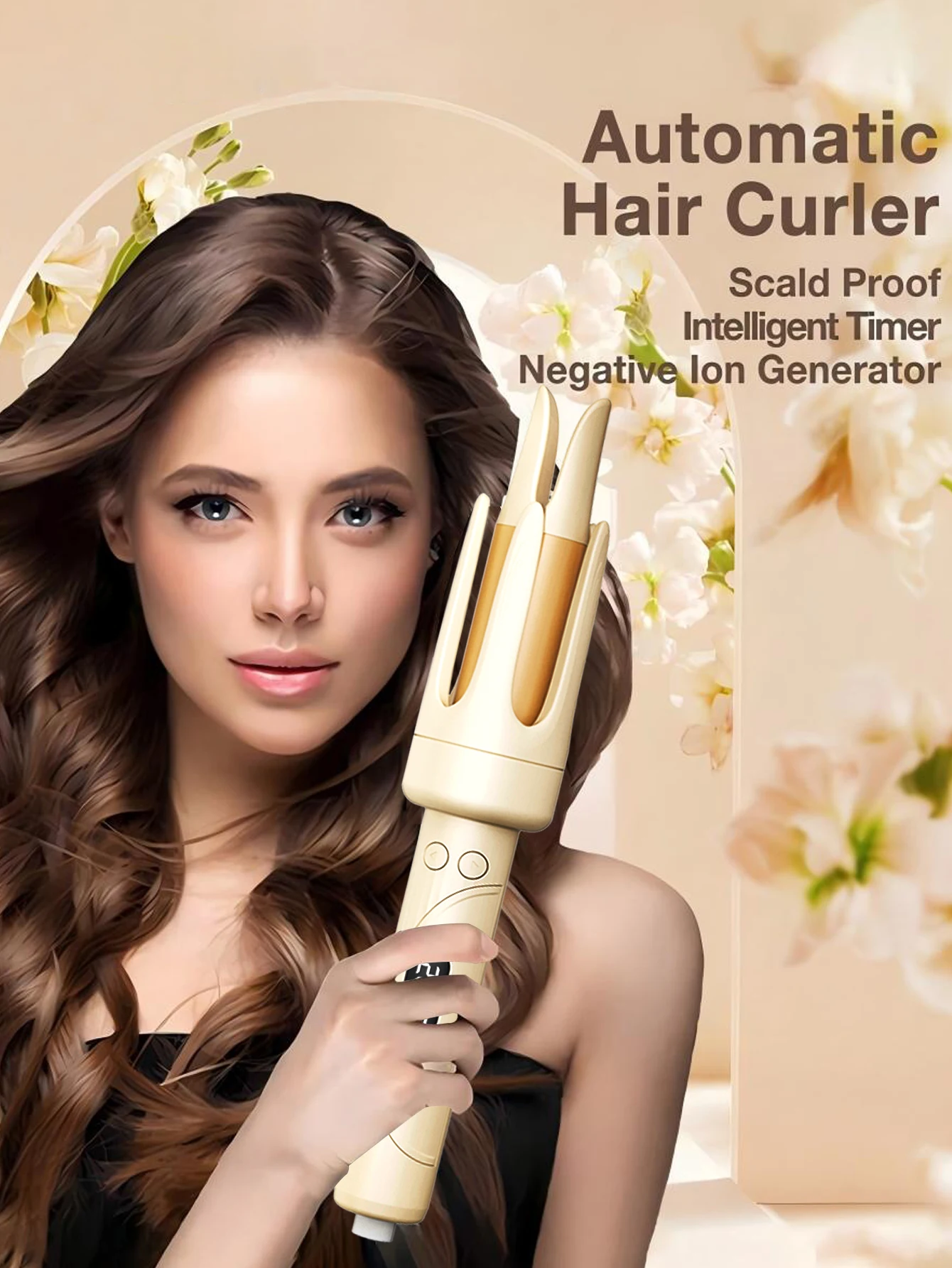 Pro 32MM Auto Curling Iron 4 Heat Settings 30s Salon Curls Tourmaline Ceramic Coating for 24H Voluminous Curls
Pro 32MM Auto Curling Iron 4 Heat Settings 30s Salon Curls Tourmaline Ceramic Coating for 24H Voluminous Curls