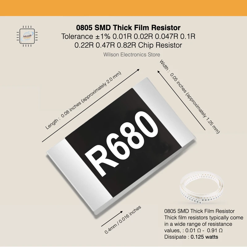100 шт./лот 0805 фиксированный резистор SMD с допуском ± 1%, 0,01R 0,02R 0,047R 0,1R 0,22R 0,47R 0,82R
100 шт./лот 0805 фиксированный резистор SMD с допуском ± 1%, 0,01R 0,02R 0,047R 0,1R 0,22R 0,47R 0,82R