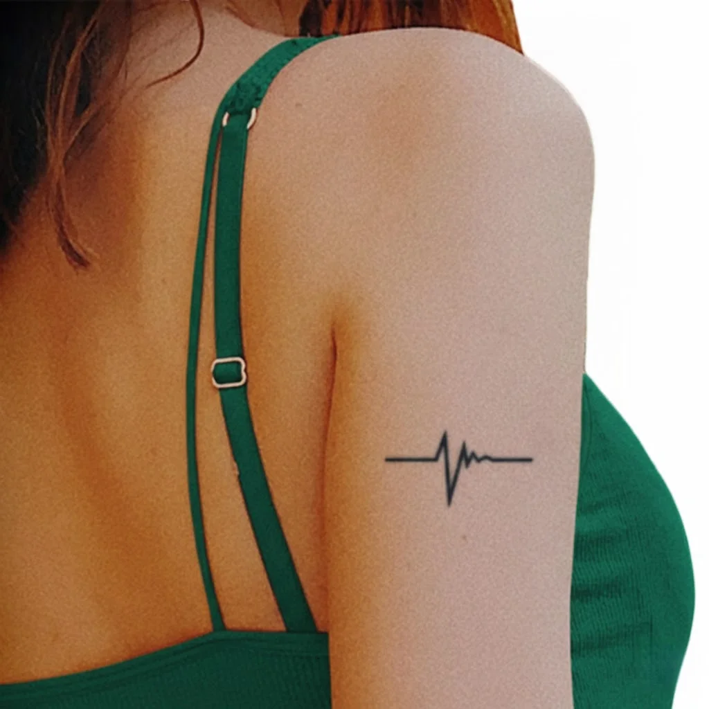 4PCS Heartbeat Temporary Tattoo Stickers, Waterproof Long Lasting Realistic Chest & Wrist Tattoos for Men & Women
4PCS Heartbeat Temporary Tattoo Stickers, Waterproof Long Lasting Realistic Chest & Wrist Tattoos for Men & Women