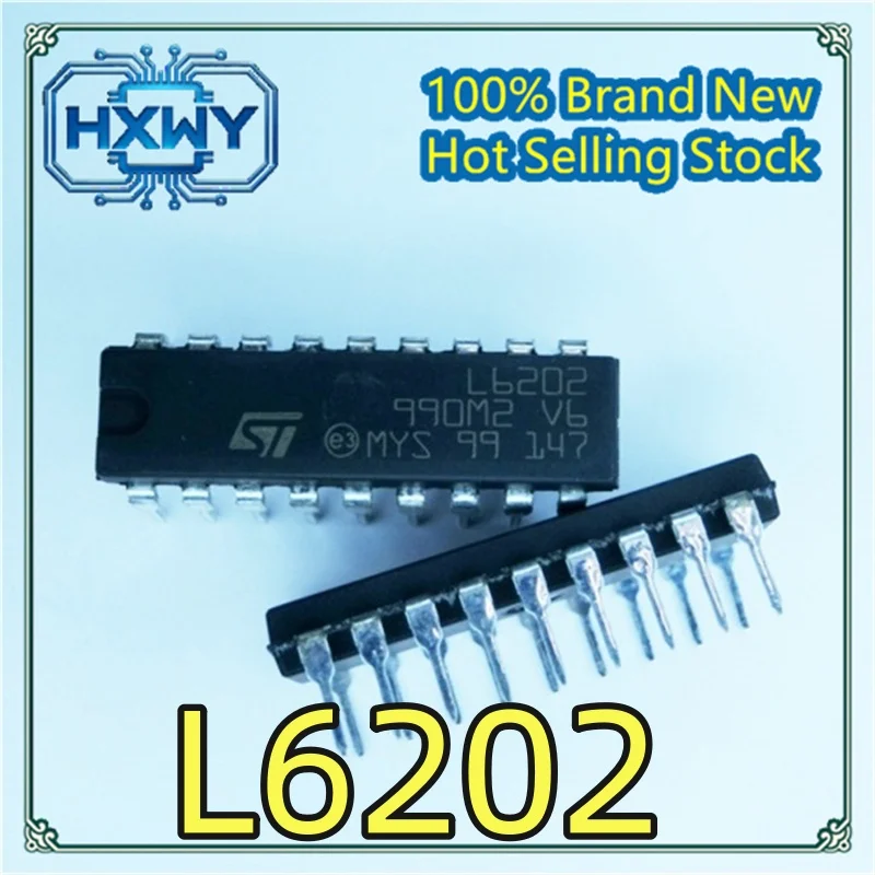 (5/50 pieces) L6202 Dual-inline DIP18 Printer Driver Stepper Motor Driver Imported IC Chip Brand New Original
(5/50 pieces) L6202 Dual-inline DIP18 Printer Driver Stepper Motor Driver Imported IC Chip Brand New Original