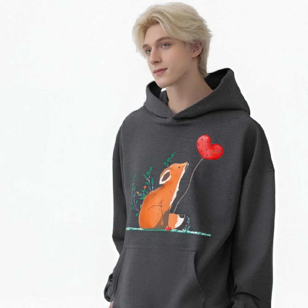 Повседневная свободная посадка, зимняя одежда унисекс, толстовки с графическим принтом лисы, Y2K, большой уличный модный женский свитер
Повседневная свободная посадка, зимняя одежда унисекс, толстовки с графическим принтом лисы, Y2K, большой уличный модный женский свитер