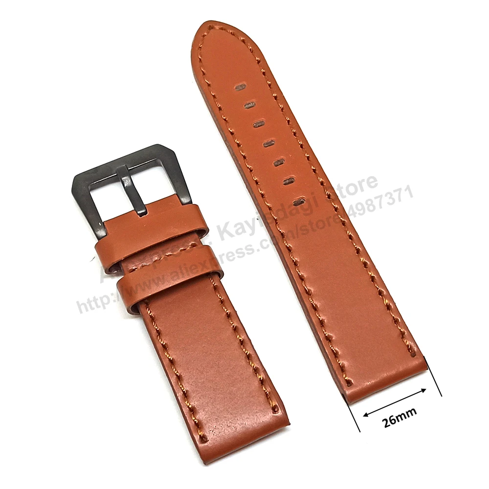 Fits/For Officine Panerai - 26mm Light Brown Genuine Leather Replacement Watch Band Strap
Fits/For Officine Panerai - 26mm Light Brown Genuine Leather Replacement Watch Band Strap