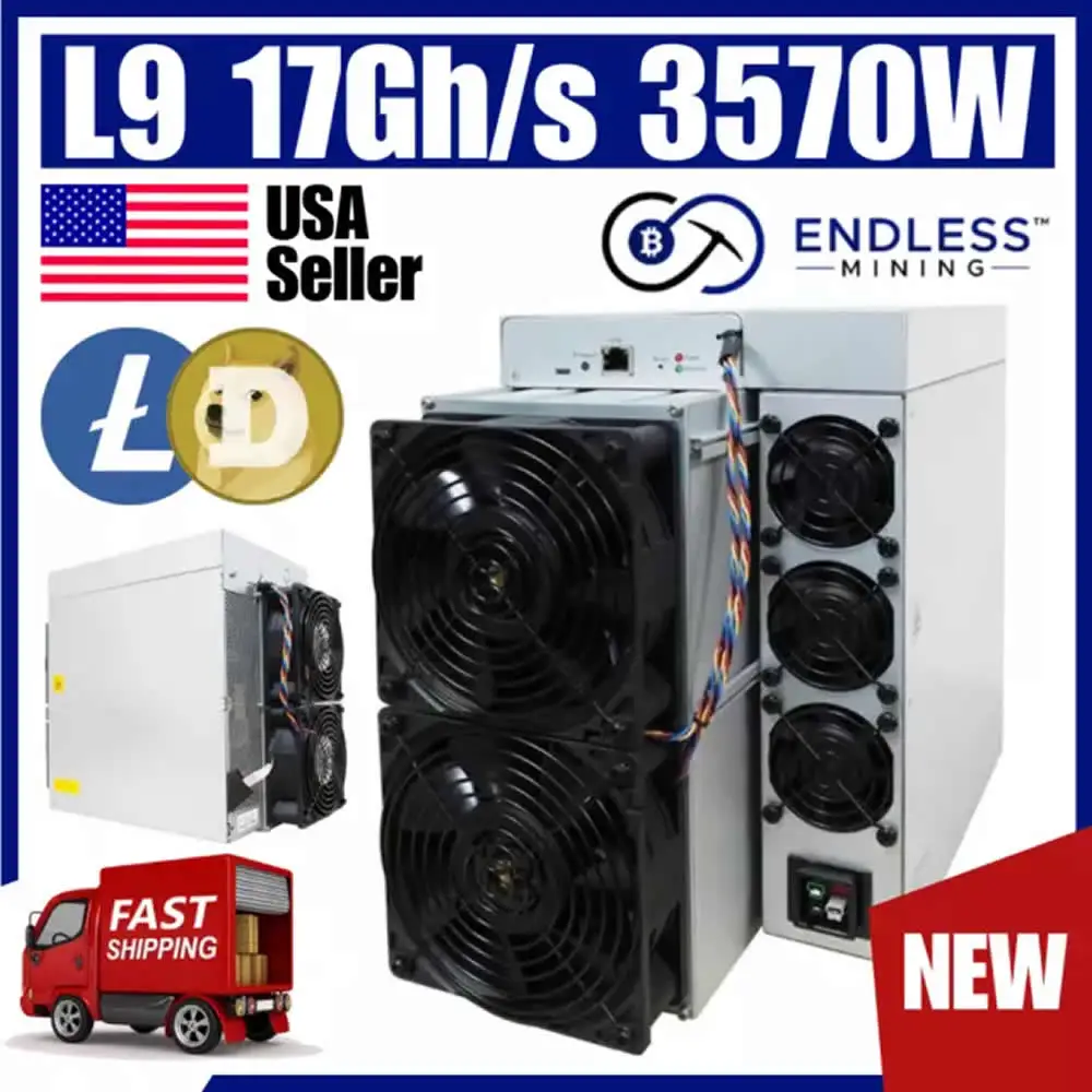 QR BUY 2 GET 1 FREE Bitmain Antminer L9 17Gh/s 3570W – LTC Doge – Input 220-277V
QR BUY 2 GET 1 FREE Bitmain Antminer L9 17Gh/s 3570W – LTC Doge – Input 220-277V