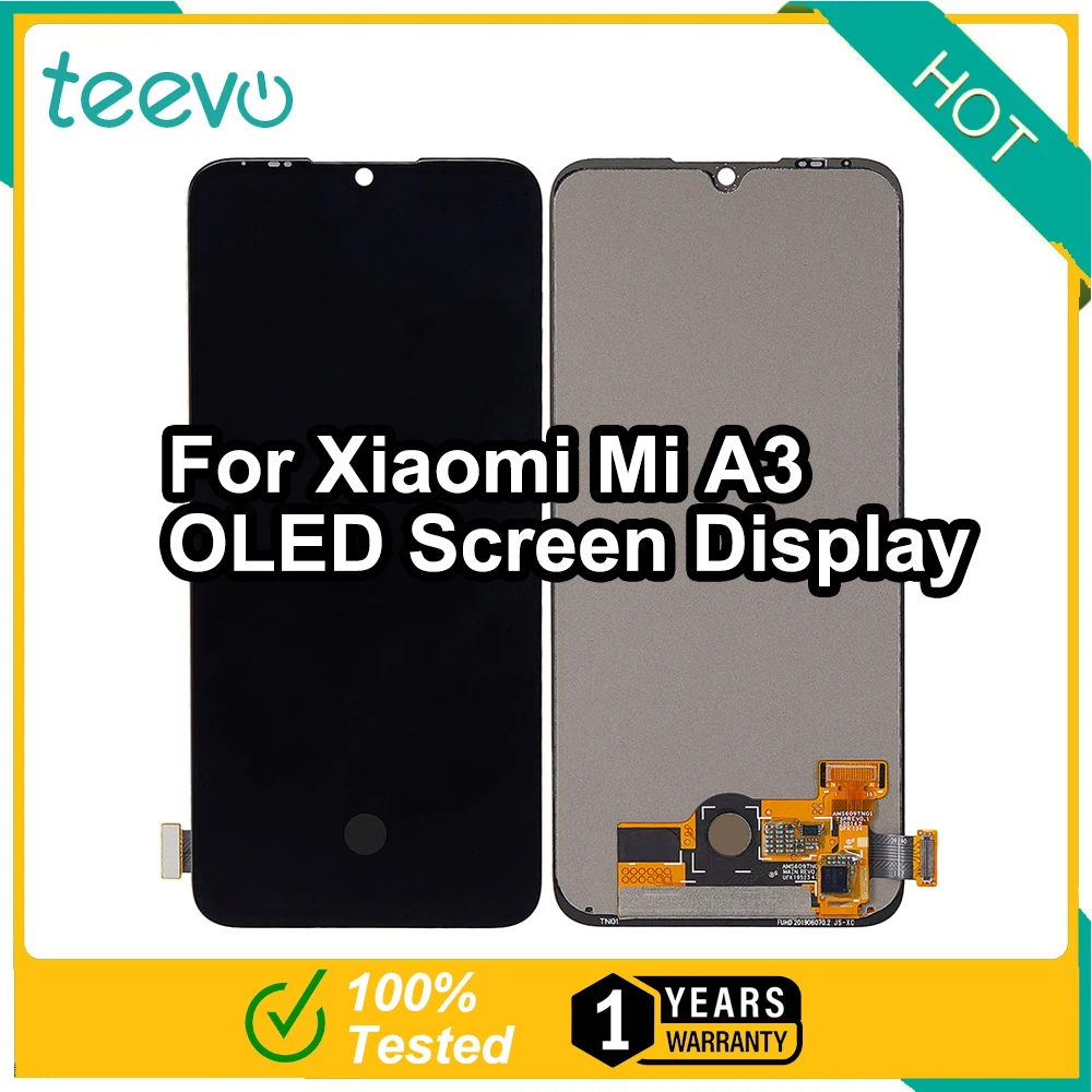 ЖК-дисплей Teevo для Xiaomi Mi A3 OLED экран и сенсорный экран дигитайзер черный
ЖК-дисплей Teevo для Xiaomi Mi A3 OLED экран и сенсорный экран дигитайзер черный