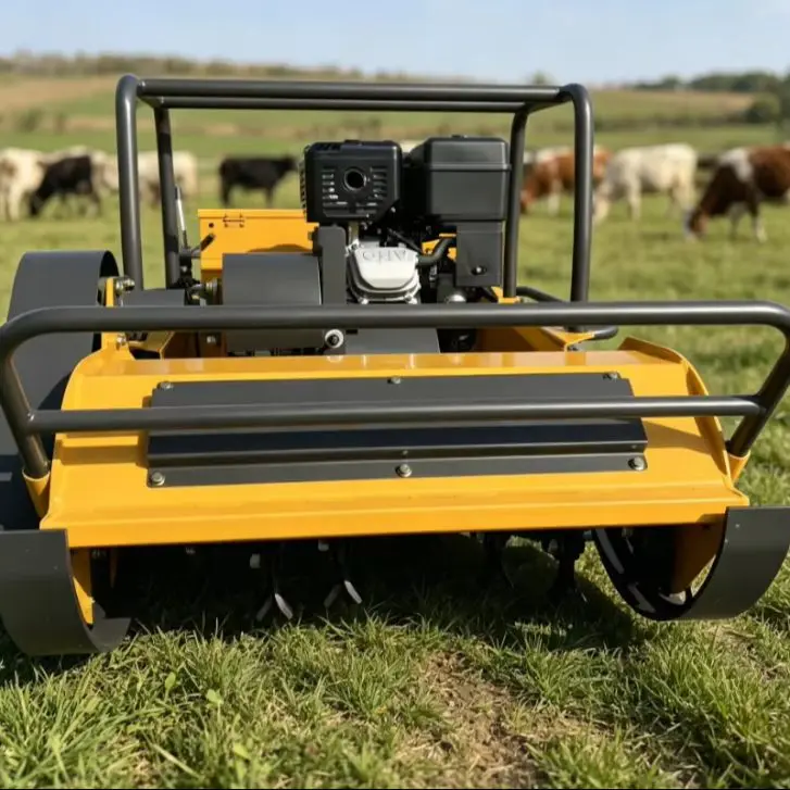 Custom Flail-Type All-Terrain Robotic Mower 800-1000mm Remote-Controlled Diesel-Powered Lawnmower CE EPA Certified
Custom Flail-Type All-Terrain Robotic Mower 800-1000mm Remote-Controlled Diesel-Powered Lawnmower CE EPA Certified