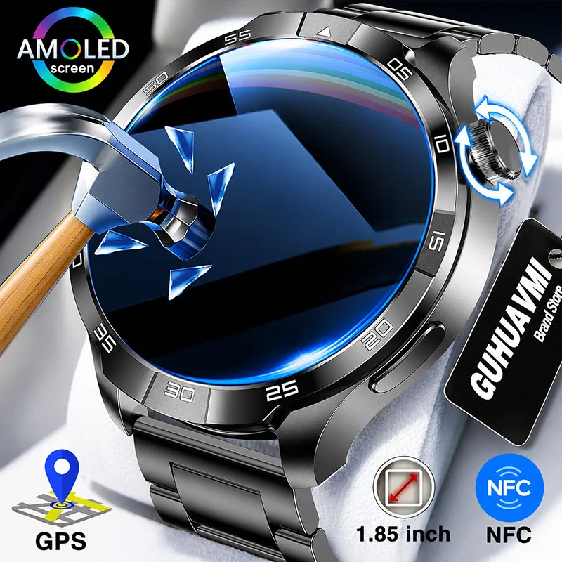 2026 New Sapphire Screen Smart Watch GPS 1.85" AMOLED HD Compass NFC IP68 Waterproof Bluetooth Calling Luxury Smartwatch for Men
2026 New Sapphire Screen Smart Watch GPS 1.85" AMOLED HD Compass NFC IP68 Waterproof Bluetooth Calling Luxury Smartwatch for Men