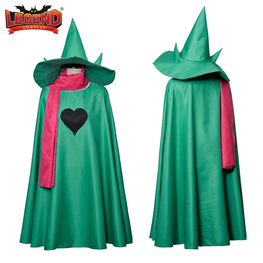 Undertale Ralsei Cosplay Deltarune Hoodie Cloak Cape Top Deltarune Cosplay Outfit with Hat and Scarf for Women Male Adult
Undertale Ralsei Cosplay Deltarune Hoodie Cloak Cape Top Deltarune Cosplay Outfit with Hat and Scarf for Women Male Adult