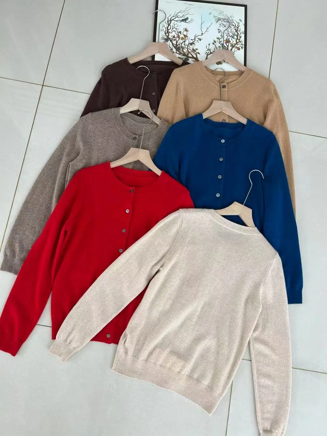 Autumn casual cashmere wool knit cardigan
Autumn casual cashmere wool knit cardigan