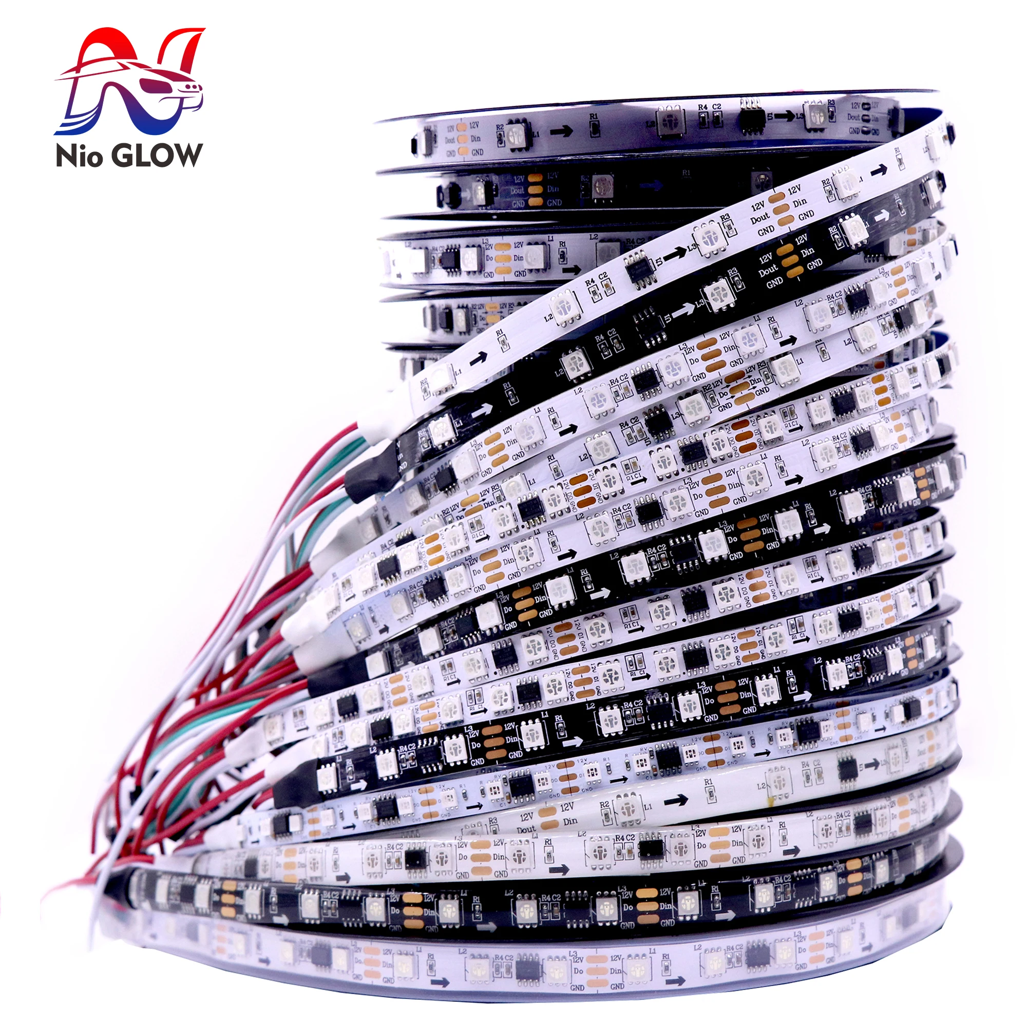 WS2811 RGB Led Strip Light SMD 5050 DC12V Addressable 30 48 60 96 144 LEDs External 1 IC Control 3 Leds Bright Normal Led Lights
WS2811 RGB Led Strip Light SMD 5050 DC12V Addressable 30 48 60 96 144 LEDs External 1 IC Control 3 Leds Bright Normal Led Lights