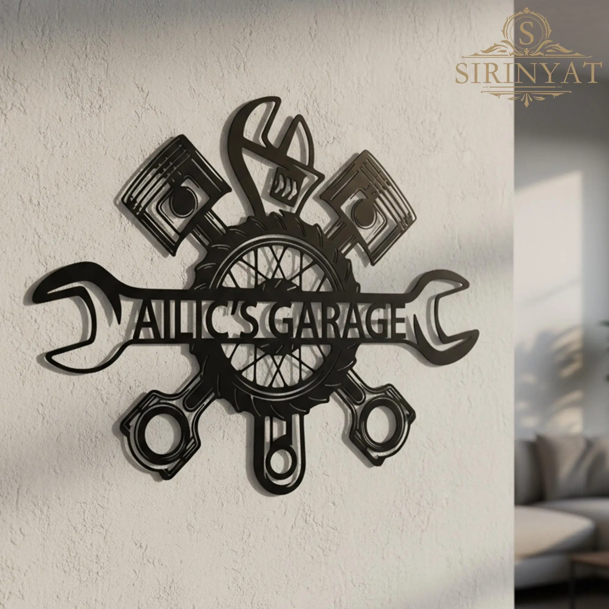 Custom Garage Name Metal Sign,Personalized Workshop Name Sign ,Car Mechanic Repair,Metal Decor,Name Metal Art for Garage
Custom Garage Name Metal Sign,Personalized Workshop Name Sign ,Car Mechanic Repair,Metal Decor,Name Metal Art for Garage