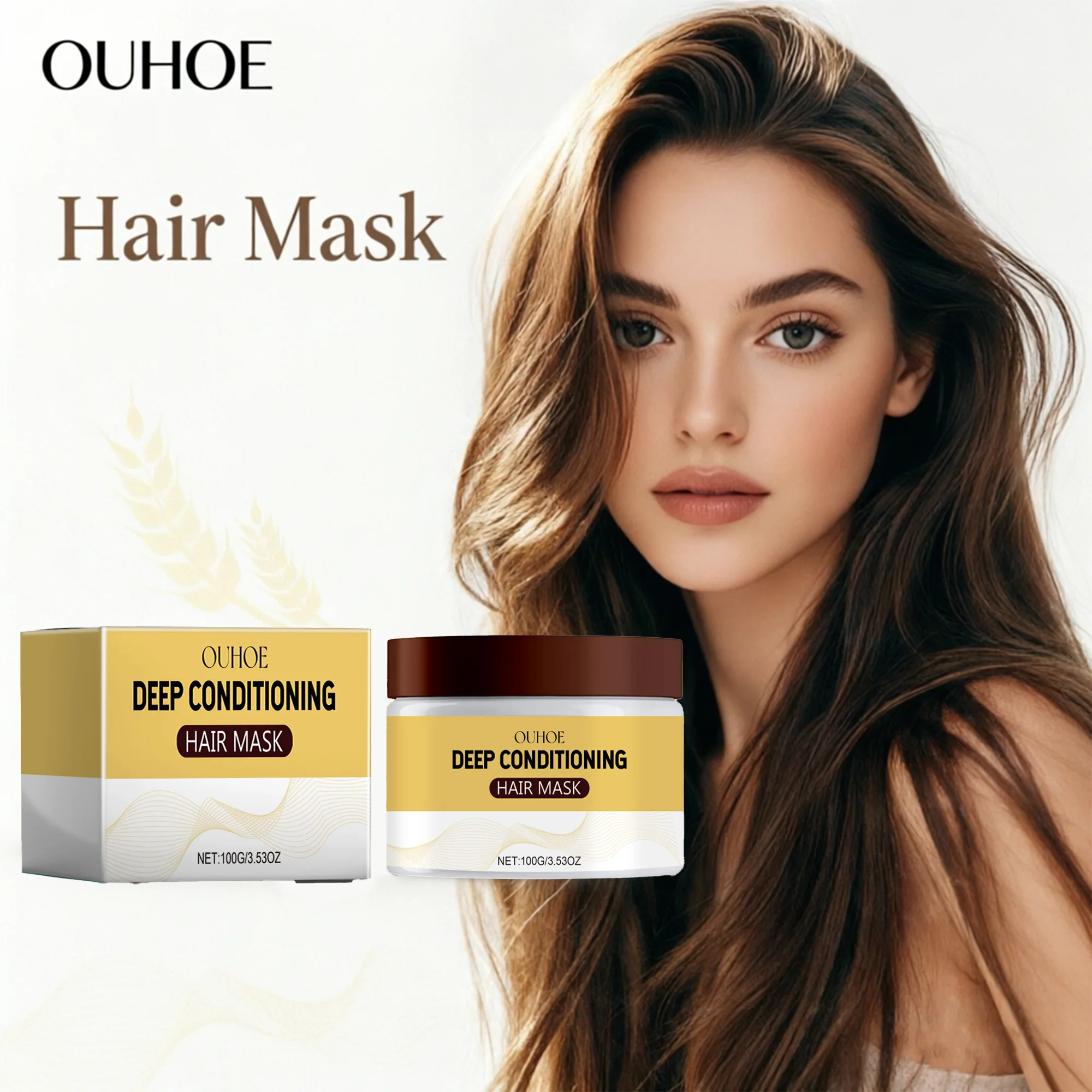 OUHOE Deep Conditioning Hair Mask 100g Nourishing Hydrating Smoothing Shiny Daily Hair Care
OUHOE Deep Conditioning Hair Mask 100g Nourishing Hydrating Smoothing Shiny Daily Hair Care