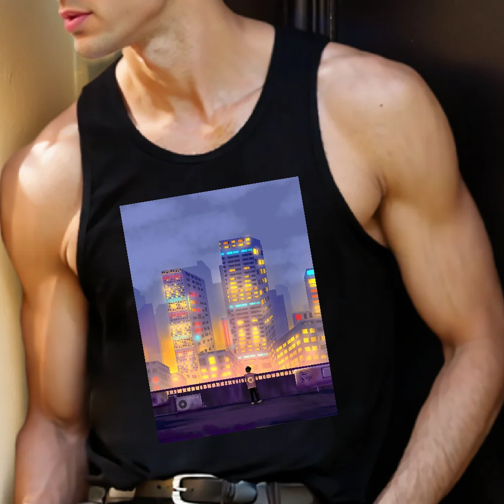 Gym Breathable Lightweight Clothing Man Tank Top Summer Sleeveless Vest For Fitness Workout Casual Soft Fashion Muscle Thirt
Gym Breathable Lightweight Clothing Man Tank Top Summer Sleeveless Vest For Fitness Workout Casual Soft Fashion Muscle Thirt