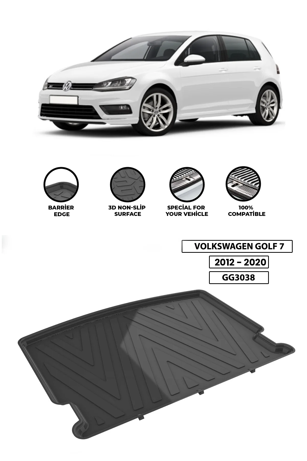 For -VOLKSWAGEN GOLF 7 2012-2020 luggage compartment Diffuser Extension Rear Bumper Attachment Luggage compartment
For -VOLKSWAGEN GOLF 7 2012-2020 luggage compartment Diffuser Extension Rear Bumper Attachment Luggage compartment