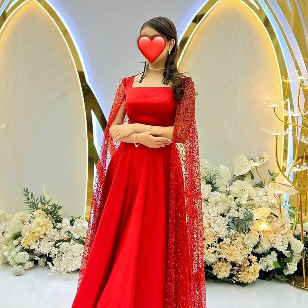 Msikoods Luxury Evening Dress Saudi Women's Elegant Party Dresses Glitter Beaded Cape Women Wedding Guest Dress Birthday Gown
Msikoods Luxury Evening Dress Saudi Women's Elegant Party Dresses Glitter Beaded Cape Women Wedding Guest Dress Birthday Gown
