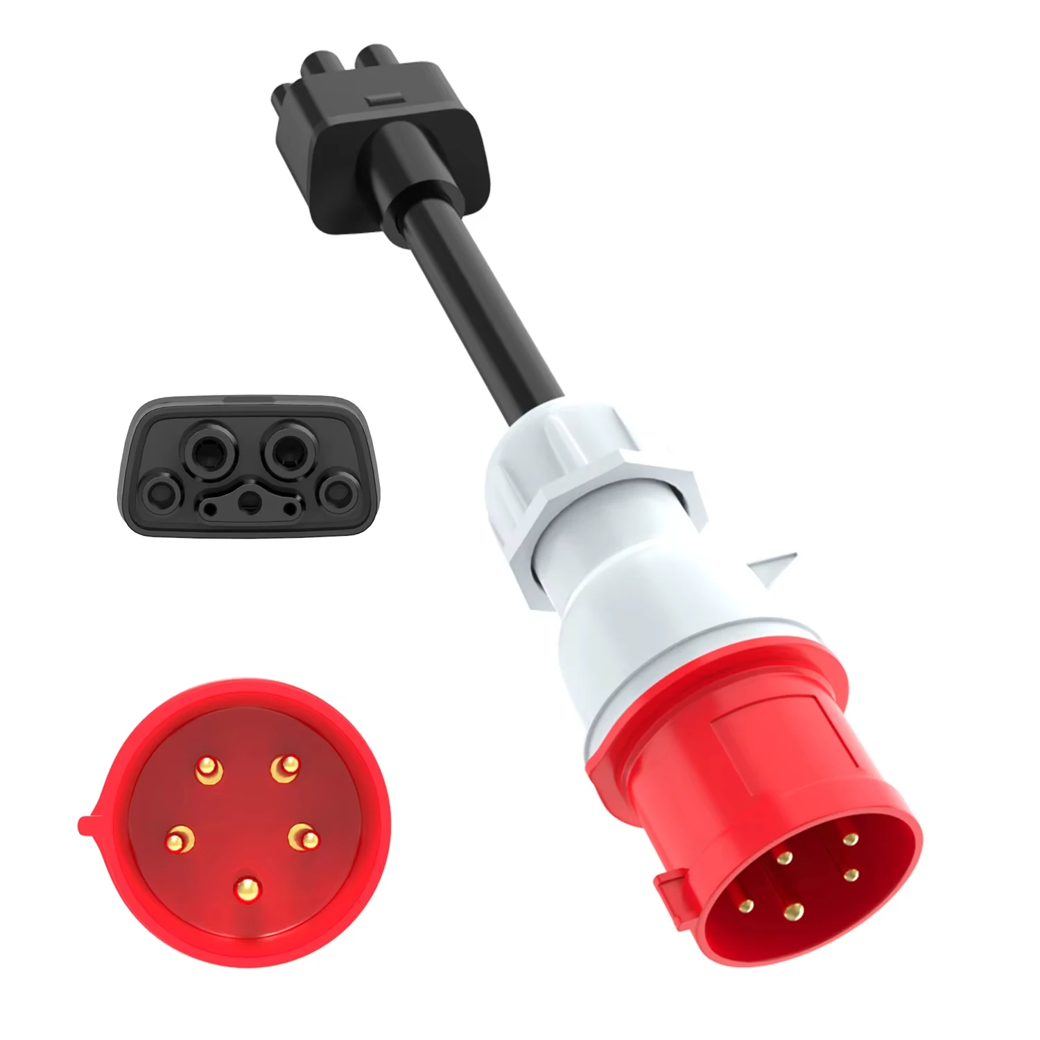 CEE to Tesla Adapter 5 Pin 32A Gen 2 EV Charging Cable Extension Cable 32A Universal Mobile Adapter Red Enhanced Charging for Te
CEE to Tesla Adapter 5 Pin 32A Gen 2 EV Charging Cable Extension Cable 32A Universal Mobile Adapter Red Enhanced Charging for Te