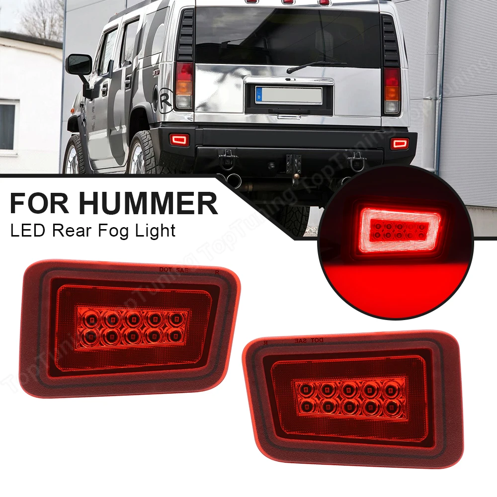For Hummer H2 2005 2006 2007 2008 2009 LED Rear Bumper Reflector Lights Brake Tail & Rear Fog Lamp
For Hummer H2 2005 2006 2007 2008 2009 LED Rear Bumper Reflector Lights Brake Tail & Rear Fog Lamp