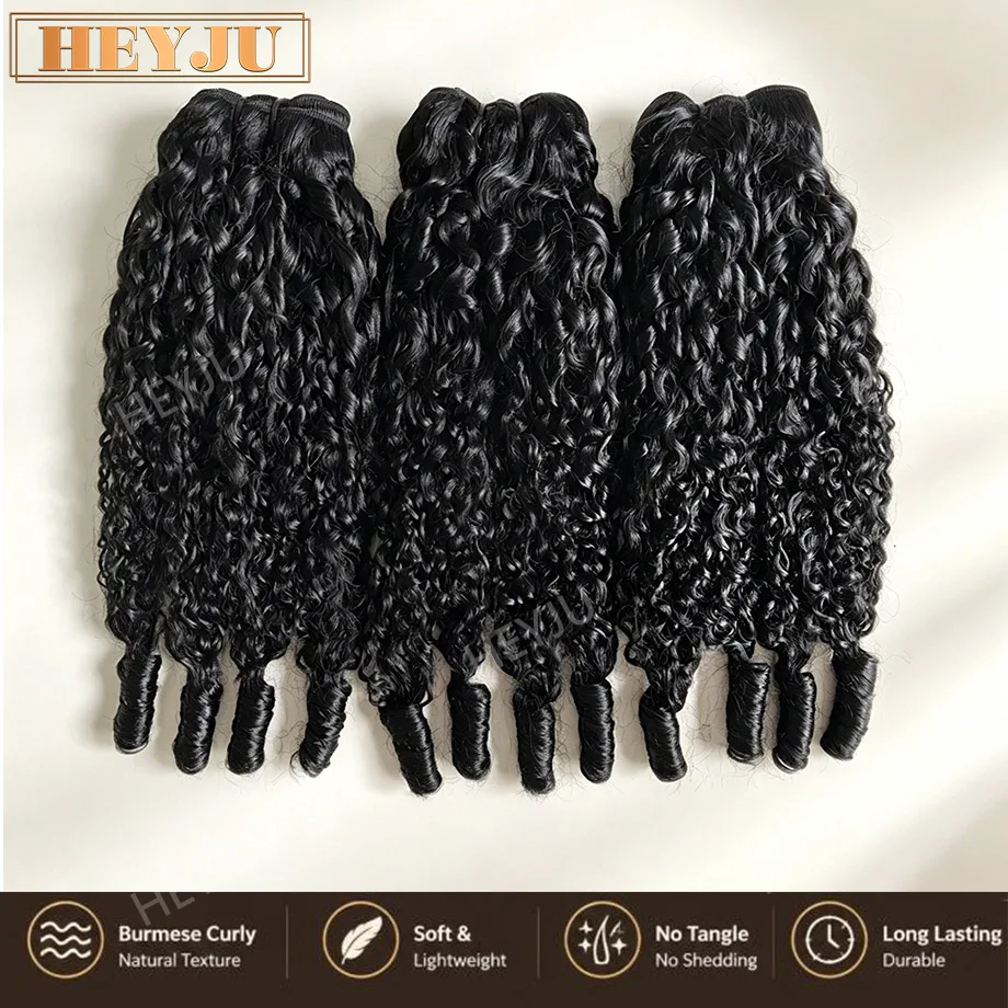 Burmese Curly Human Hair Bundles Extensions Human Hair 12A Raw Hair Curly Ends 1/3/4 Pcs Natural Color Spiral Curly Bundles
Burmese Curly Human Hair Bundles Extensions Human Hair 12A Raw Hair Curly Ends 1/3/4 Pcs Natural Color Spiral Curly Bundles