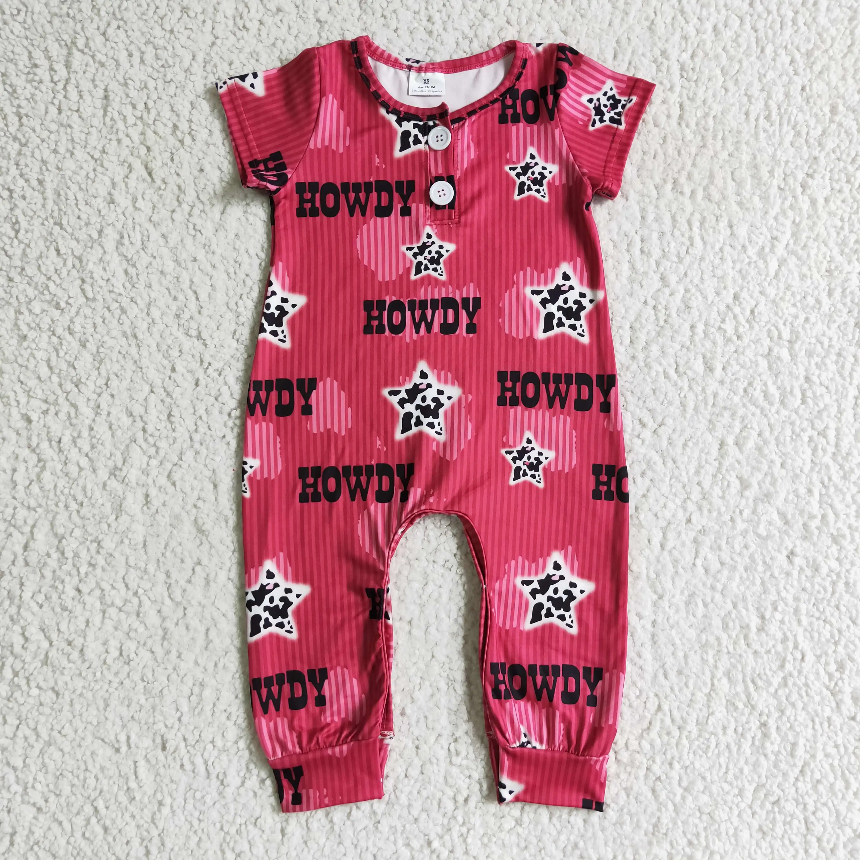2024 baby onesie baby boy howdy print short-sleeved onesie baby boy summer romper
2024 baby onesie baby boy howdy print short-sleeved onesie baby boy summer romper