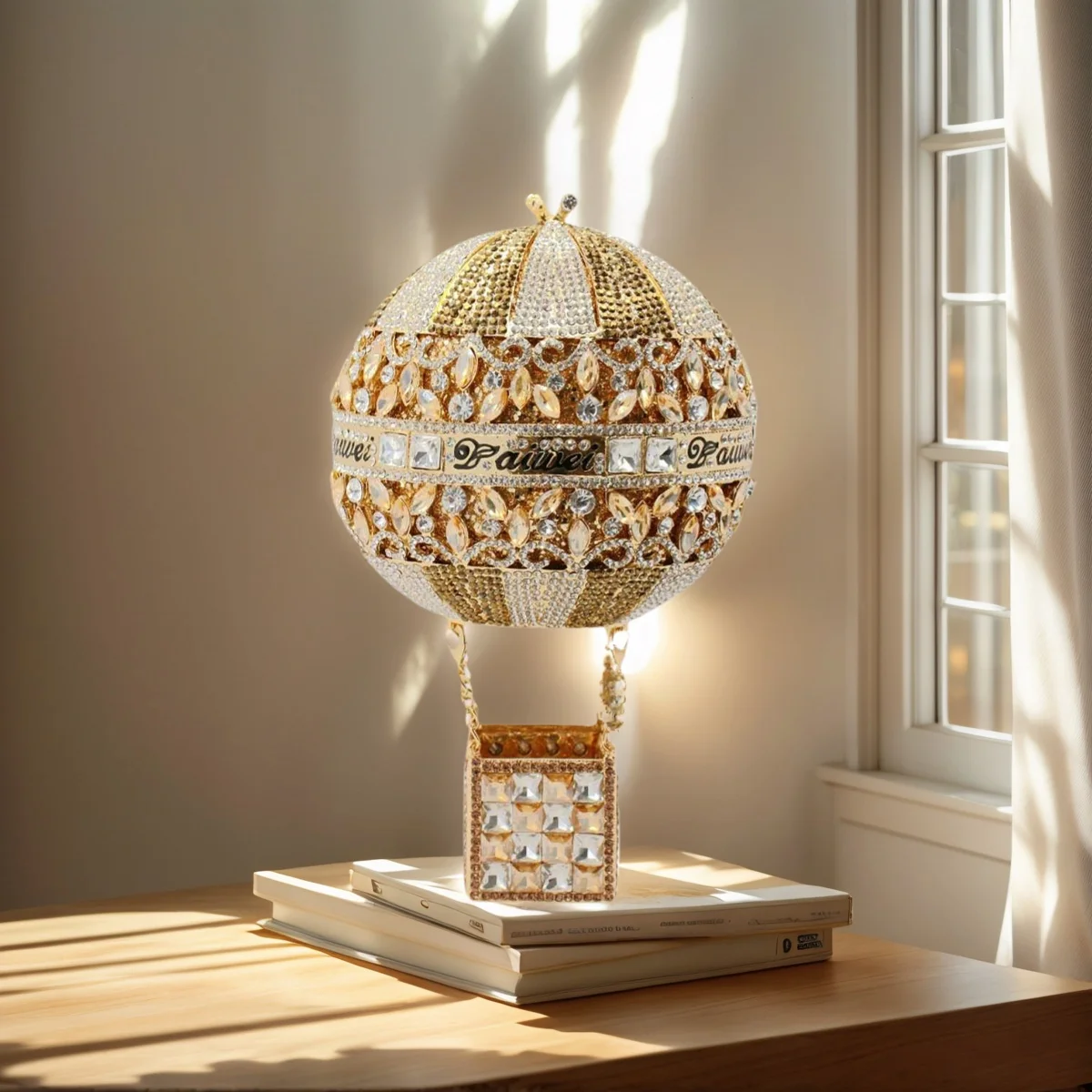 Novelty Women Hot Air Balloon Rhinestone Evening Clutch Glitter Crystal Diamond Purse Wedding Party Handbag for Diamond
Novelty Women Hot Air Balloon Rhinestone Evening Clutch Glitter Crystal Diamond Purse Wedding Party Handbag for Diamond