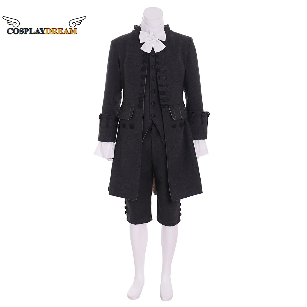 Men's 18th century Marie Antoinette black outfits cosplay costume medeival men's festival outfit Wedding Suit full set custom
Men's 18th century Marie Antoinette black outfits cosplay costume medeival men's festival outfit Wedding Suit full set custom
