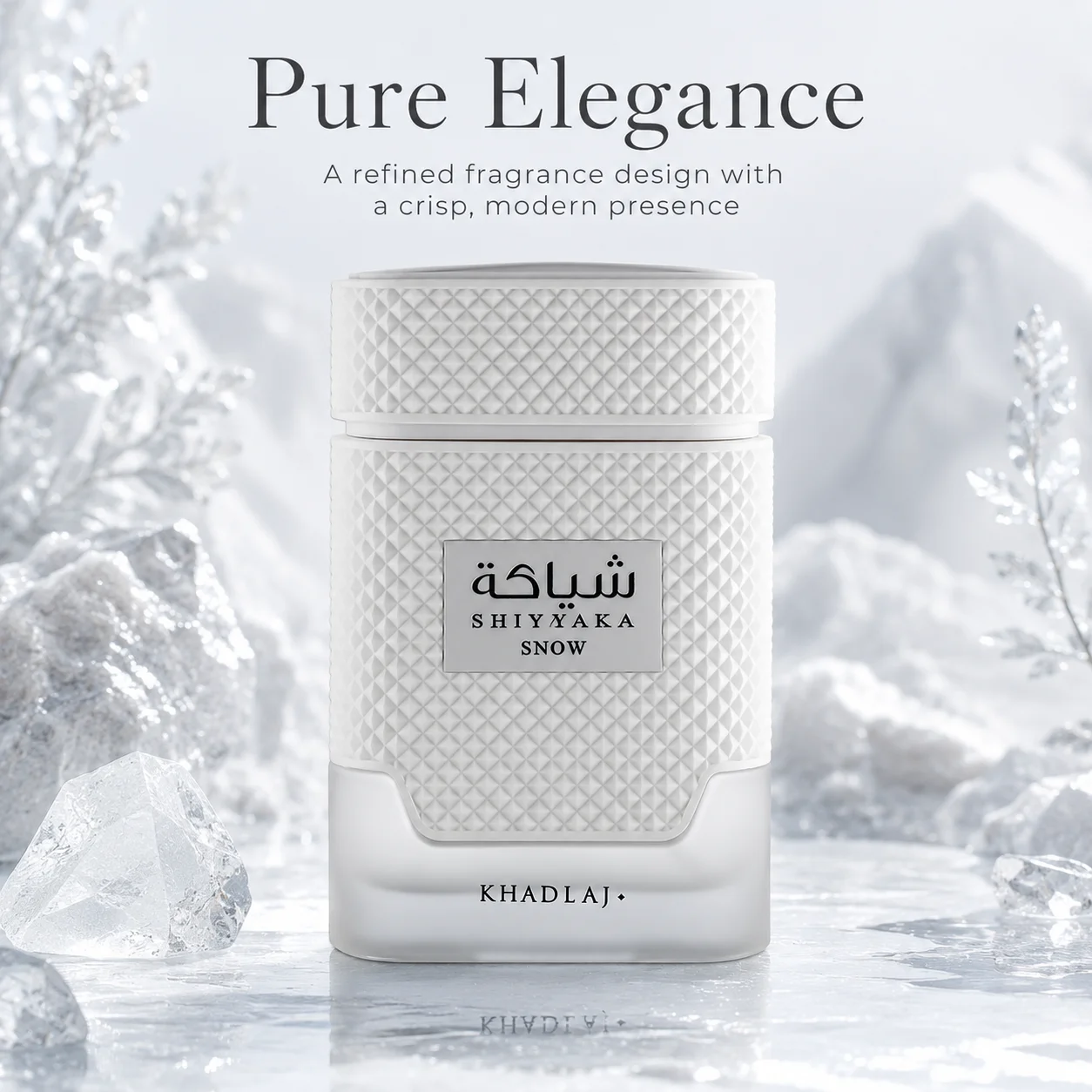 Khadlaj Snow Perfume 100ml – Elegant Single Bottle Fragrance for Women and Men, Long Lasting Floral Citrus Woody Aroma, Ideal Gift
Khadlaj Snow Perfume 100ml – Elegant Single Bottle Fragrance for Women and Men, Long Lasting Floral Citrus Woody Aroma, Ideal Gift