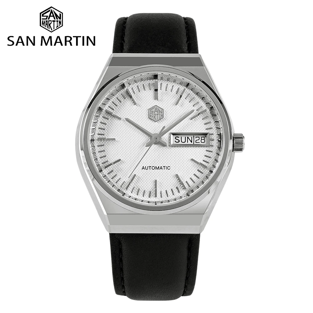 San Martin 37mm Men Vintage Luxury Dress Watch ST2100 Automatic Mechanical Sports Business Watches Sapphire Date & Day Window
San Martin 37mm Men Vintage Luxury Dress Watch ST2100 Automatic Mechanical Sports Business Watches Sapphire Date & Day Window