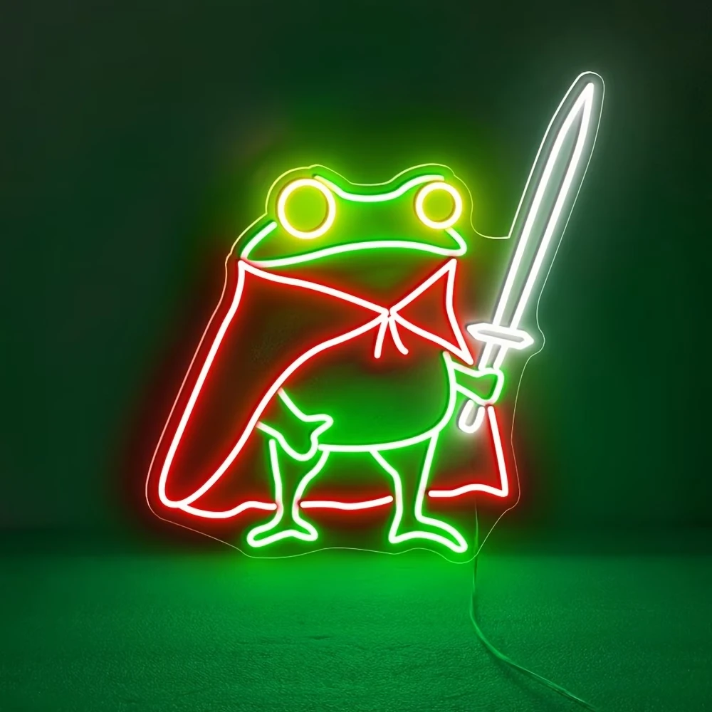 Frog Neon Sign Cute Neon Signs for Wall Decor Green Red Neon LED Sign for Man Cave Room Home Party Birthday Bar Signs - USB Powered Home Decoration Lamp
Frog Neon Sign Cute Neon Signs for Wall Decor Green Red Neon LED Sign for Man Cave Room Home Party Birthday Bar Signs - USB Powered Home Decoration Lamp