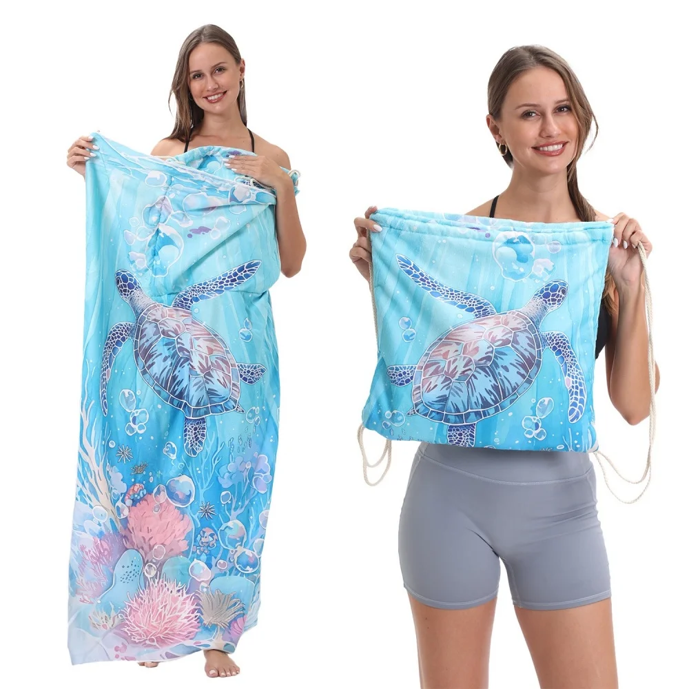 Beach towel, lightweight, quick-drying, super absorbent soft beach towel, foldable backpack style (80x160cm)
Beach towel, lightweight, quick-drying, super absorbent soft beach towel, foldable backpack style (80x160cm)
