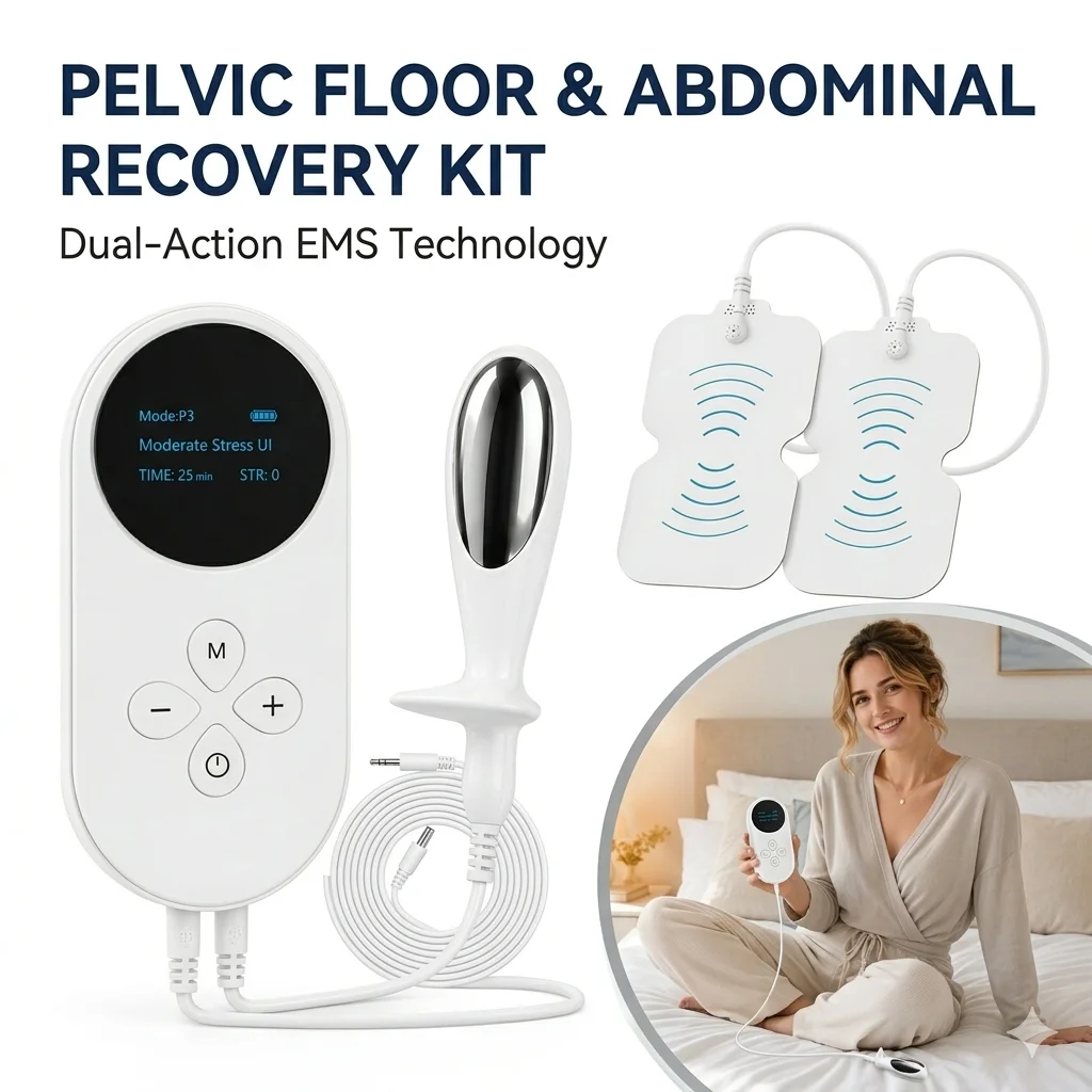 Pelvic Floor Muscle Stimulator EMS Abdominal Exerciser Postpartum Recovery Pelvic Toner Vaginal Trainer Tightening Machine
Pelvic Floor Muscle Stimulator EMS Abdominal Exerciser Postpartum Recovery Pelvic Toner Vaginal Trainer Tightening Machine