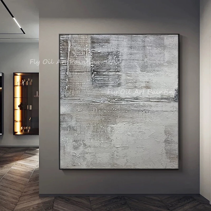 100% Handmade simple pure abstract grey canvas handpainted modern nordic landscape Oil Painting on Canvas Wall Art as a gift
100% Handmade simple pure abstract grey canvas handpainted modern nordic landscape Oil Painting on Canvas Wall Art as a gift