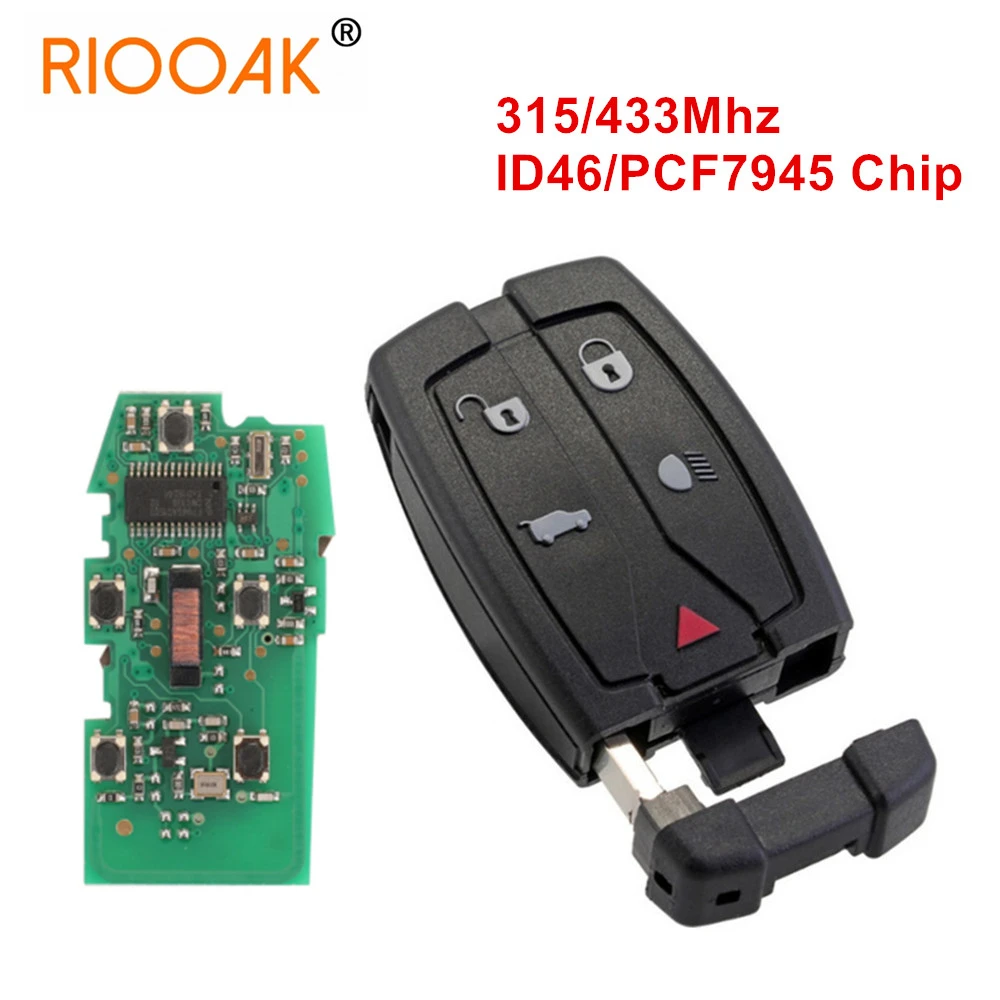 Car Remote Key 315/433Mhz ID46 PCF7945 Chip Auto Smart Remote Control Blank Key For Land Rover Freelander 2
Car Remote Key 315/433Mhz ID46 PCF7945 Chip Auto Smart Remote Control Blank Key For Land Rover Freelander 2