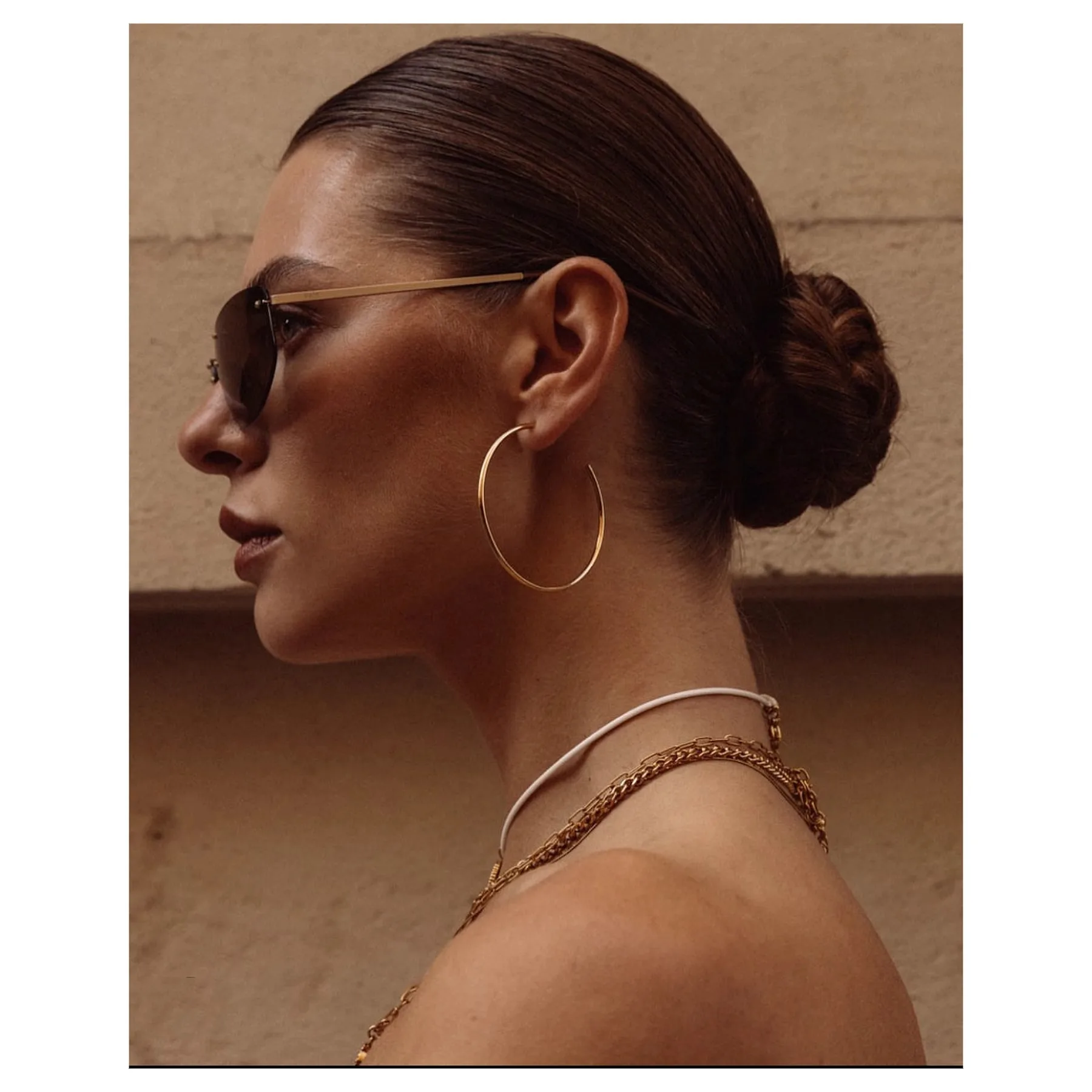 Miranda 65mm Stainless Steel Exaggerated Hoop Earrings Big Round Charm Gold Color Earrings Trendy Minimalist Waterproof Jewelry
Miranda 65mm Stainless Steel Exaggerated Hoop Earrings Big Round Charm Gold Color Earrings Trendy Minimalist Waterproof Jewelry