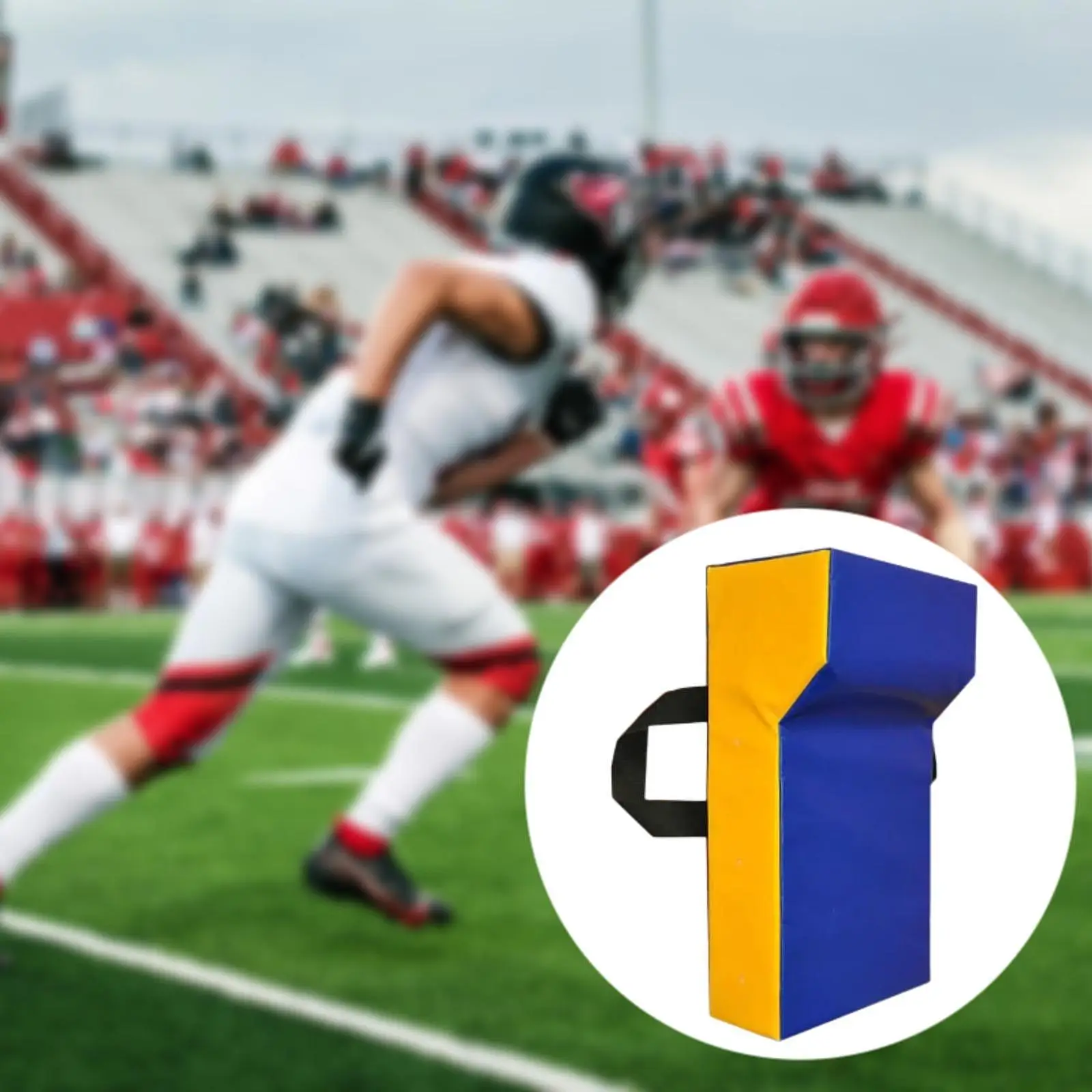 Wedged Football Tackle Shield Sport Blocking Pad Practice Rugby Bumping Shield for Game Competition Playing Outdoor Training
Wedged Football Tackle Shield Sport Blocking Pad Practice Rugby Bumping Shield for Game Competition Playing Outdoor Training