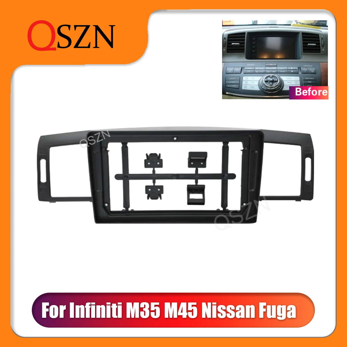 QSZN 2 Din Car radio DVD Installation Fascias Panel For Infiniti M35 M45 Nissan Fuga GT450 Y50 Audio Panel Dash Trim Kit Frame
QSZN 2 Din Car radio DVD Installation Fascias Panel For Infiniti M35 M45 Nissan Fuga GT450 Y50 Audio Panel Dash Trim Kit Frame