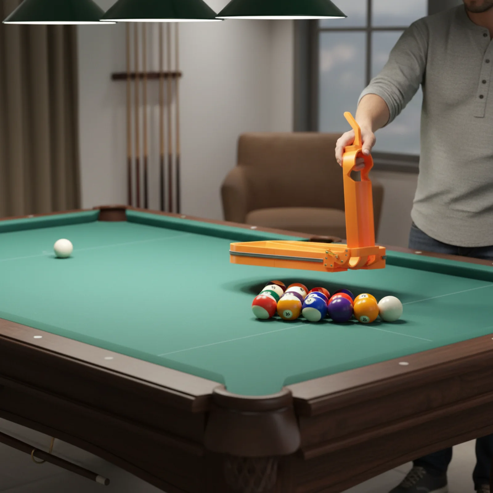 Pool Ball Setter Precision Pool Ball Rack Practical AntiSlipAntislip Lightweight Billiards Training Rack Billiards Training Tool
Pool Ball Setter Precision Pool Ball Rack Practical AntiSlipAntislip Lightweight Billiards Training Rack Billiards Training Tool