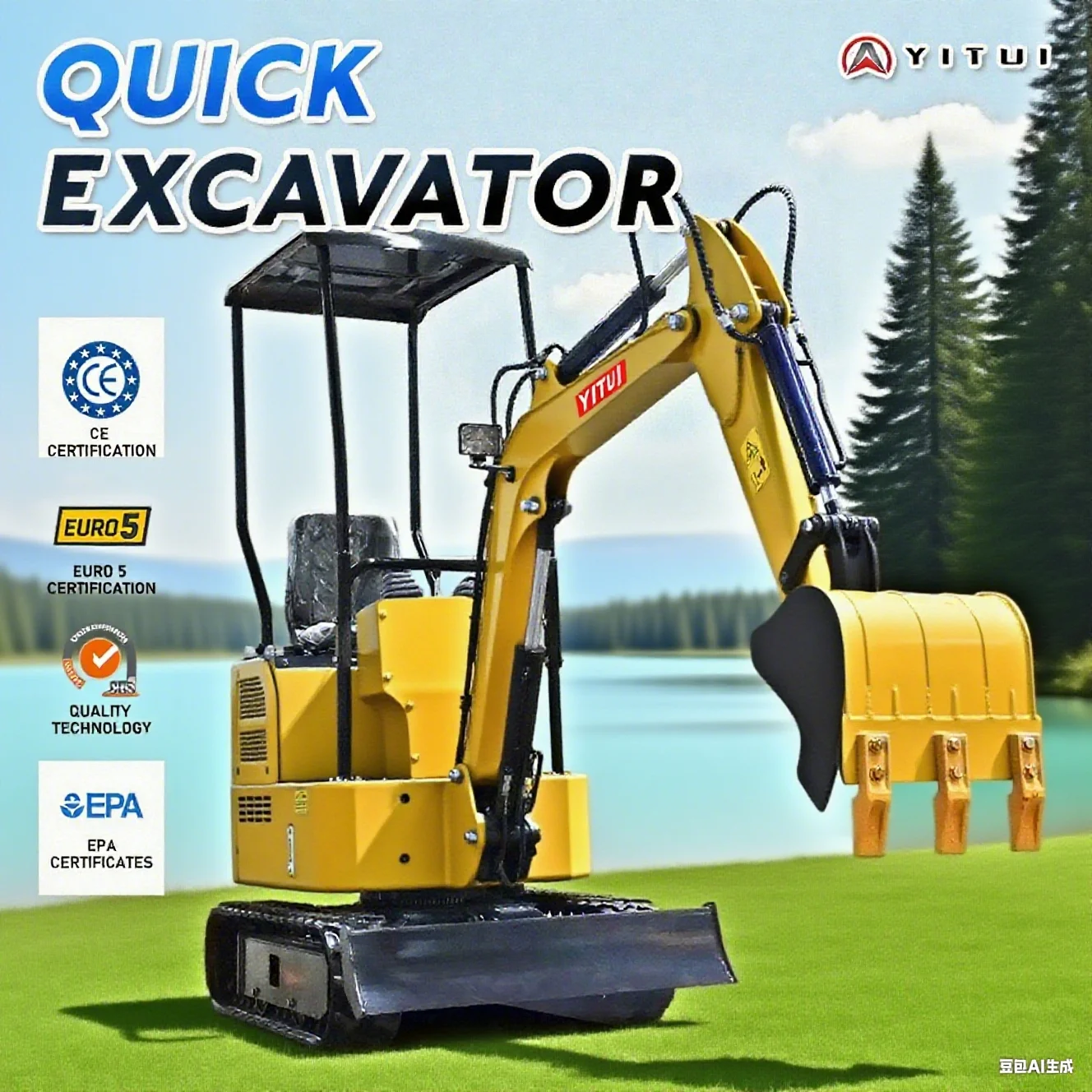 Factory Direct Sale Epa Euro 5 Mini Excavators After Sale Service 1 Ton 2 Ton Mini Excavators Support Customized
Factory Direct Sale Epa Euro 5 Mini Excavators After Sale Service 1 Ton 2 Ton Mini Excavators Support Customized