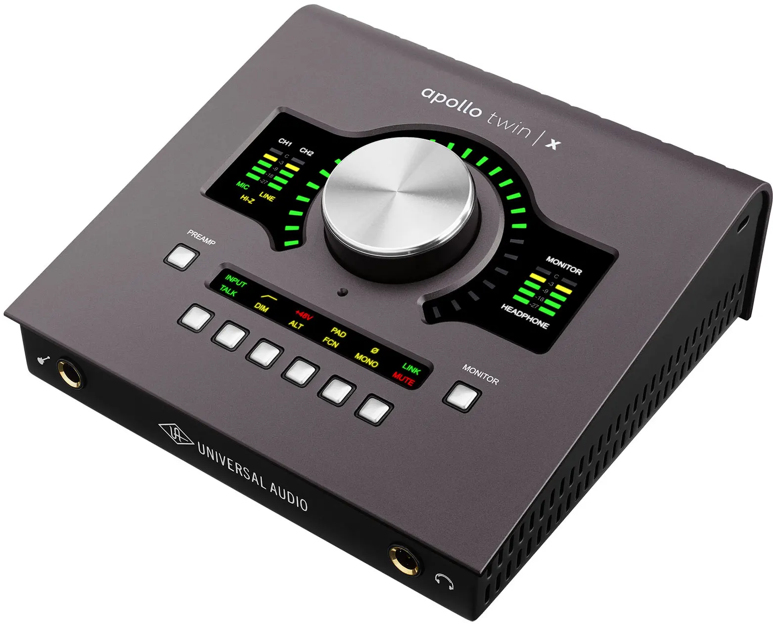 Новый комплект аудио-интерфейса Apollo Twin X DUO Heritage Edition со стандартным четырехъядерным процессором Thunderbolt 3
Новый комплект аудио-интерфейса Apollo Twin X DUO Heritage Edition со стандартным четырехъядерным процессором Thunderbolt 3
