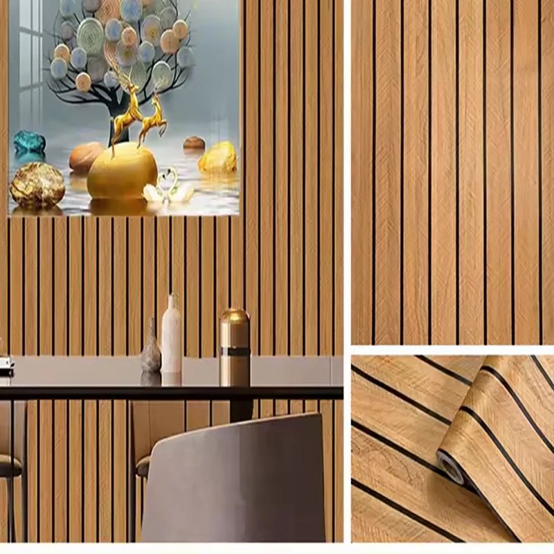 PVC Self-Adhesive Wood Grain Waterproof And Moisture-Proof Wallpaper/Vinyl Wall Sticker Suitable For Bedroom And Home Décor
PVC Self-Adhesive Wood Grain Waterproof And Moisture-Proof Wallpaper/Vinyl Wall Sticker Suitable For Bedroom And Home Décor