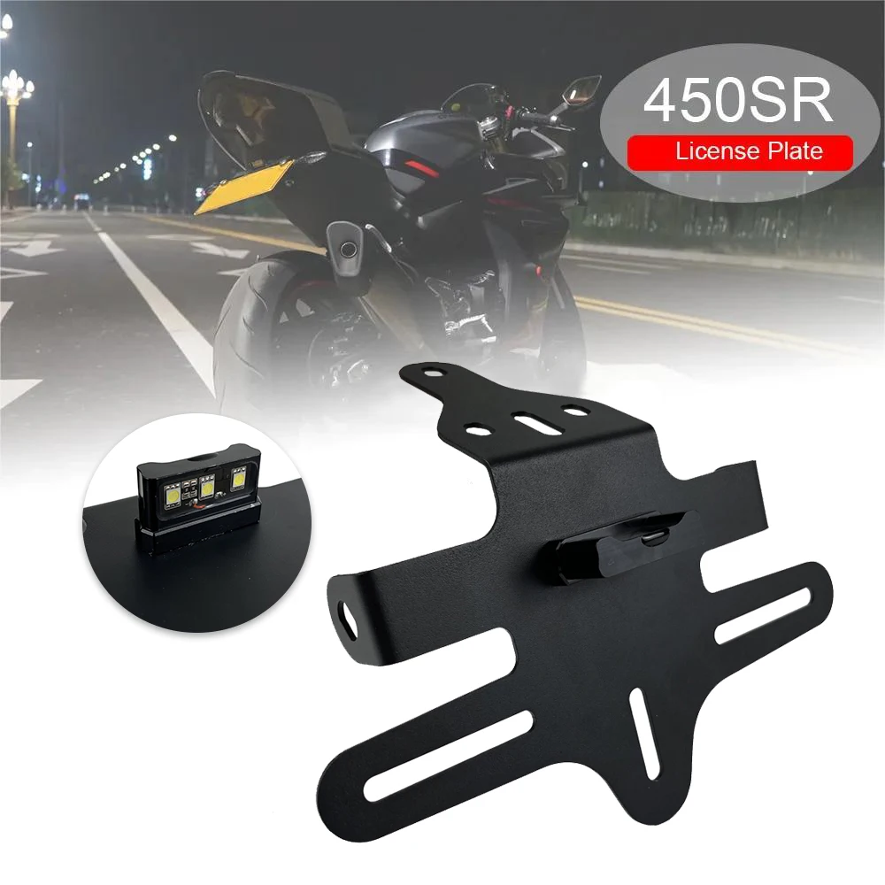 Motorcycle License Plate Holder Tail Light Bracket Tidy Fender Eliminator for CFMOTO 450SR 450SS CF MOTO 450 SR SS Accessories
Motorcycle License Plate Holder Tail Light Bracket Tidy Fender Eliminator for CFMOTO 450SR 450SS CF MOTO 450 SR SS Accessories