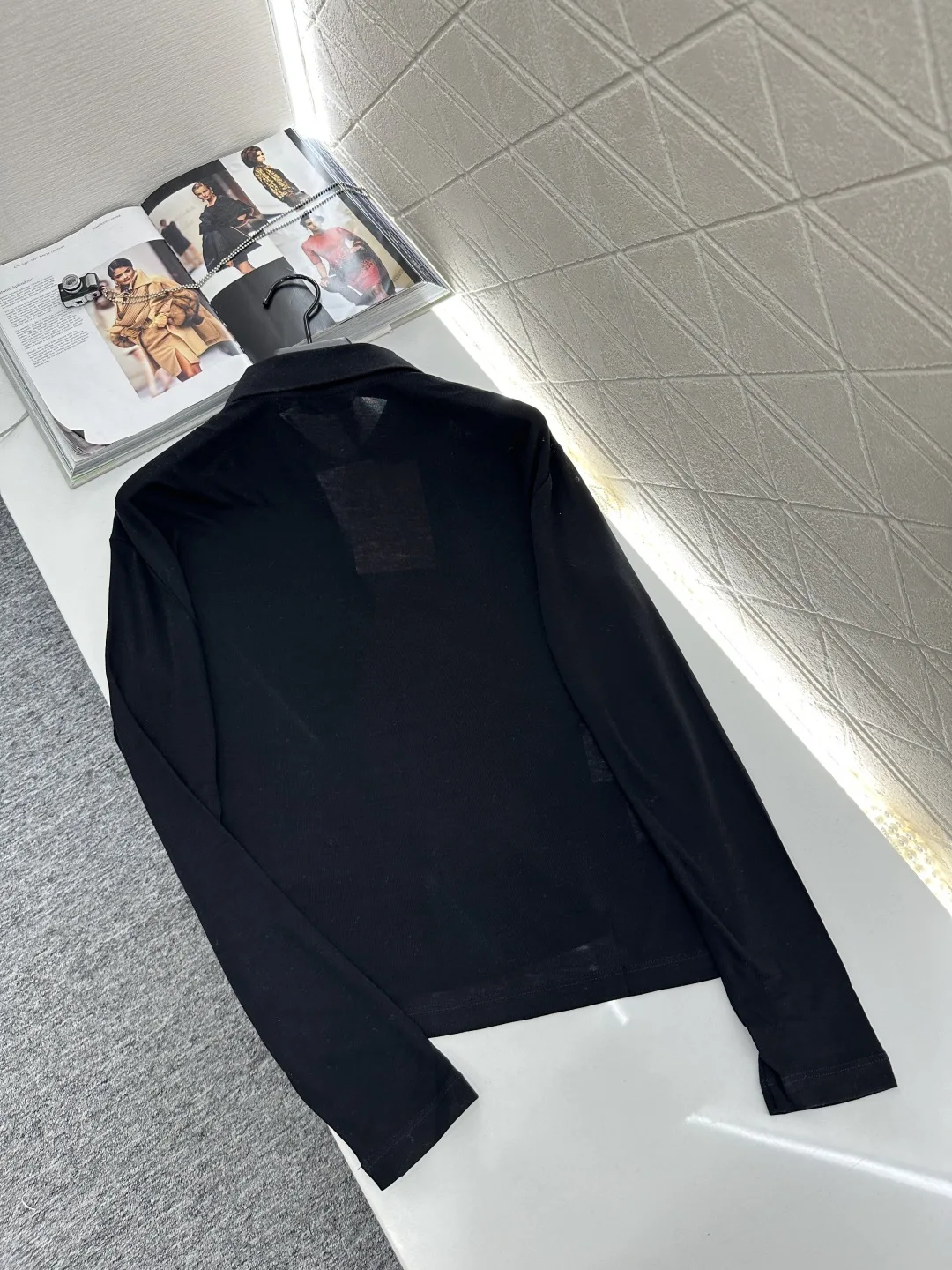 2025 New Sweater Solid T-shirt Long-sleeved Polo Fashionable Versatile Slimming Figure-hugging Spring Summer
2025 New Sweater Solid T-shirt Long-sleeved Polo Fashionable Versatile Slimming Figure-hugging Spring Summer