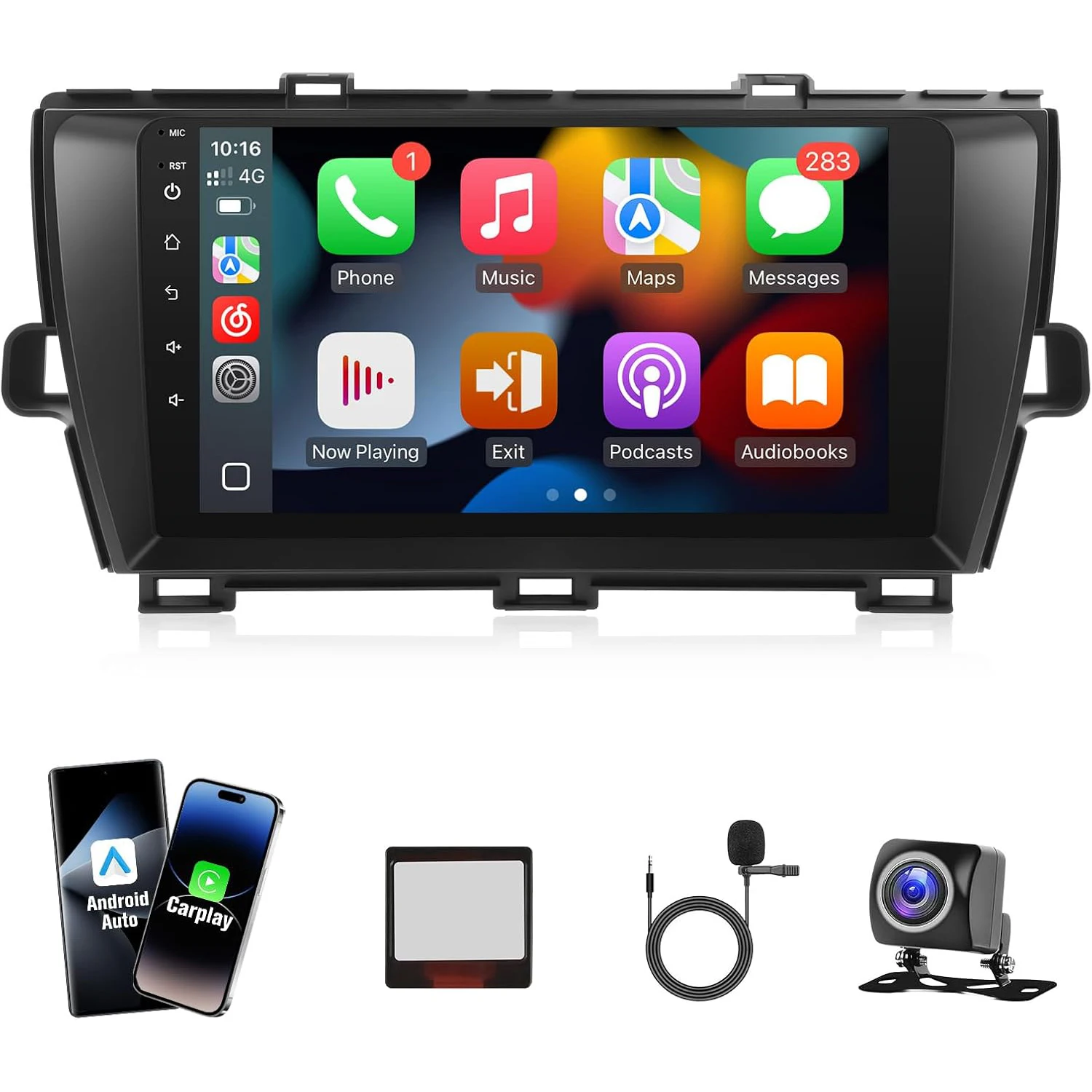 Android Car Radio for Toyota Prius 2010 2011 2012 2013 2014 2015 with JBL with 9 Inch Touchscreen Wireless Carplay Android Auto GPS Bluetooth (for Toyota Prius 2010-2015 with JBL)
Android Car Radio for Toyota Prius 2010 2011 2012 2013 2014 2015 with JBL with 9 Inch Touchscreen Wireless Carplay Android Auto GPS Bluetooth (for Toyota Prius 2010-2015 with JBL)
