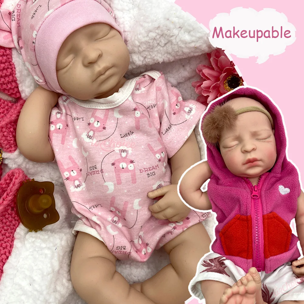 Real Touch Full Silicone Reborn Doll Sculpt Skin Details Handmade 1:1 Weight Can Makeup DIY Stretchable Art Collection Dresser
Real Touch Full Silicone Reborn Doll Sculpt Skin Details Handmade 1:1 Weight Can Makeup DIY Stretchable Art Collection Dresser