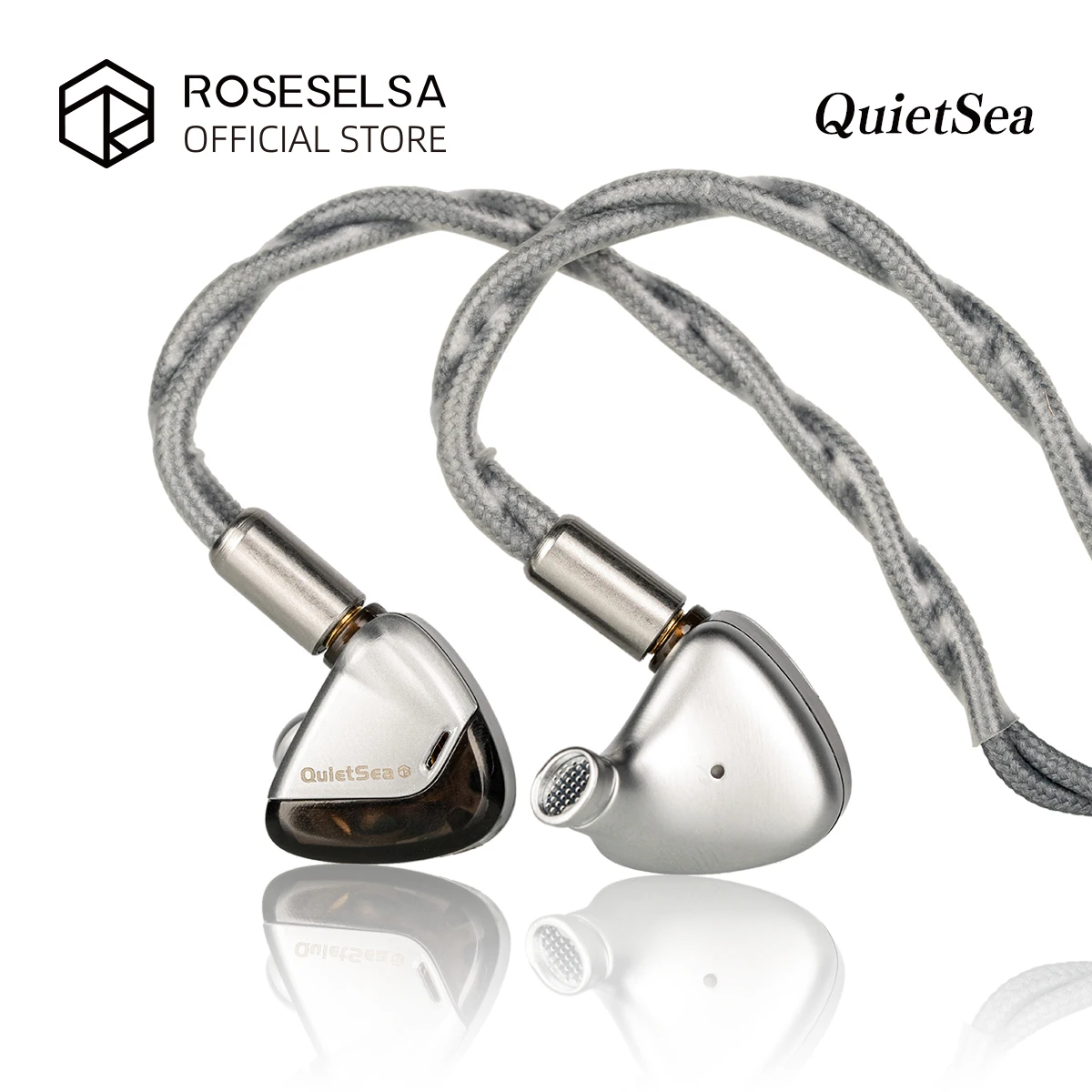 ROSESELSA Quiet sea wired single acting coil in-ear headphones Wired Dynamic Headphones HIFI Sound Quality Earphone
ROSESELSA Quiet sea wired single acting coil in-ear headphones Wired Dynamic Headphones HIFI Sound Quality Earphone