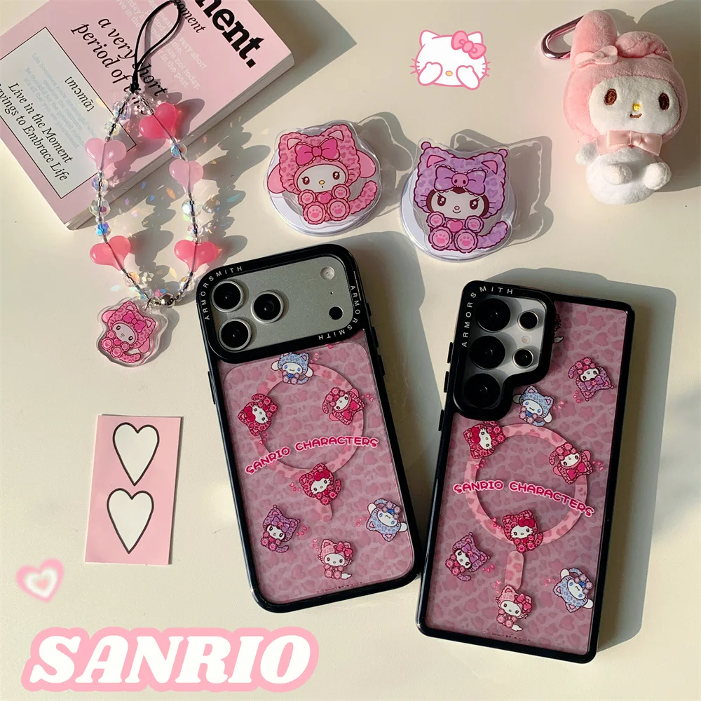Cute Cartoon Kuromi Melody Magnetic Phone case for Samsung Galaxy S25 S26 plus S24FE S23 Ultra S26 Cases With Magsafe Chain Cove
Cute Cartoon Kuromi Melody Magnetic Phone case for Samsung Galaxy S25 S26 plus S24FE S23 Ultra S26 Cases With Magsafe Chain Cove