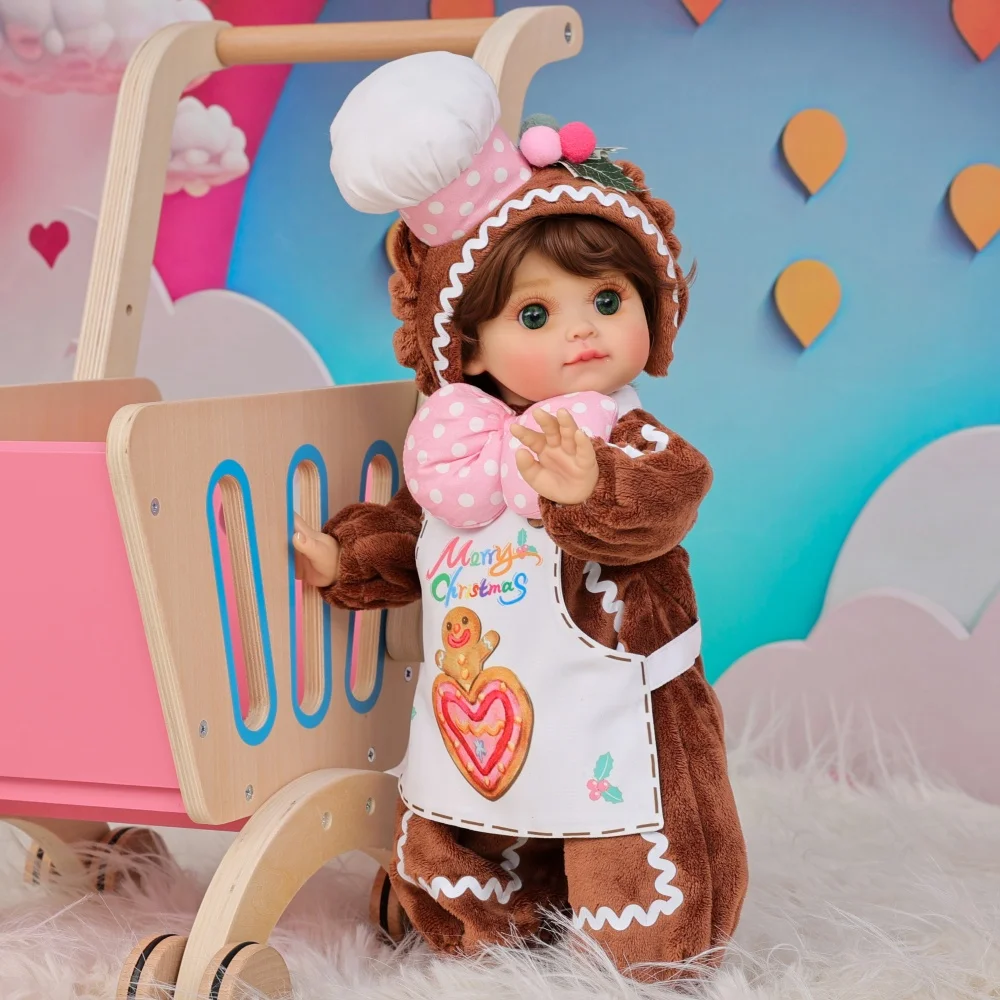 Cloveray 18 inch Christmas New Full Body Vinyl Realistic Rebirth Baby Doll Kawaii Gingerbread Man Vinyl Doll Kid Xmas Gift
Cloveray 18 inch Christmas New Full Body Vinyl Realistic Rebirth Baby Doll Kawaii Gingerbread Man Vinyl Doll Kid Xmas Gift
