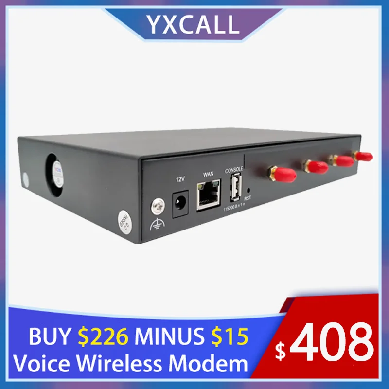 4G Lte 4 Antenna Channel High Gain Signal Wireless Modem, Support SMPP Http API Data Analysis And SMS Notification System
4G Lte 4 Antenna Channel High Gain Signal Wireless Modem, Support SMPP Http API Data Analysis And SMS Notification System