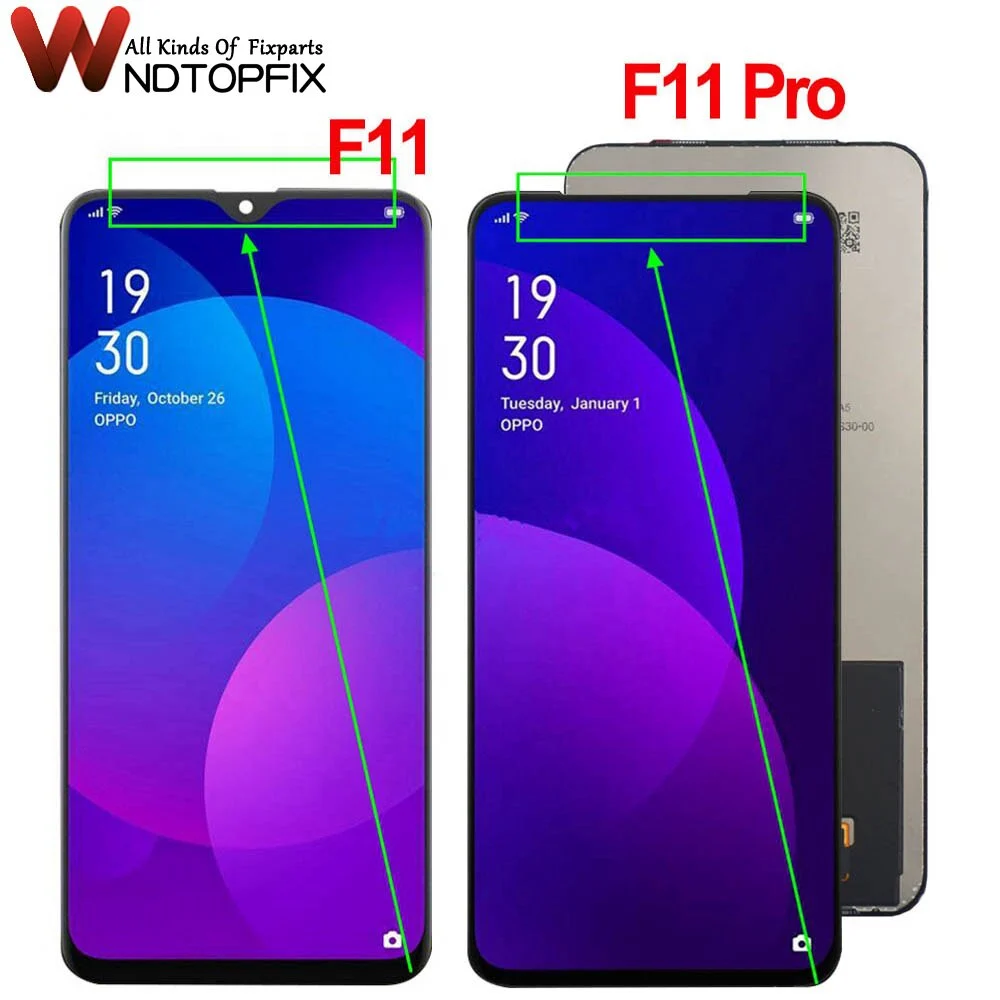 ЖК-дисплей CPH1969 для OPPO F11 Pro, дигитайзер сенсорного экрана для OPPO F11 CPH1913, полная замена, без рамки, новейшая модель
ЖК-дисплей CPH1969 для OPPO F11 Pro, дигитайзер сенсорного экрана для OPPO F11 CPH1913, полная замена, без рамки, новейшая модель
