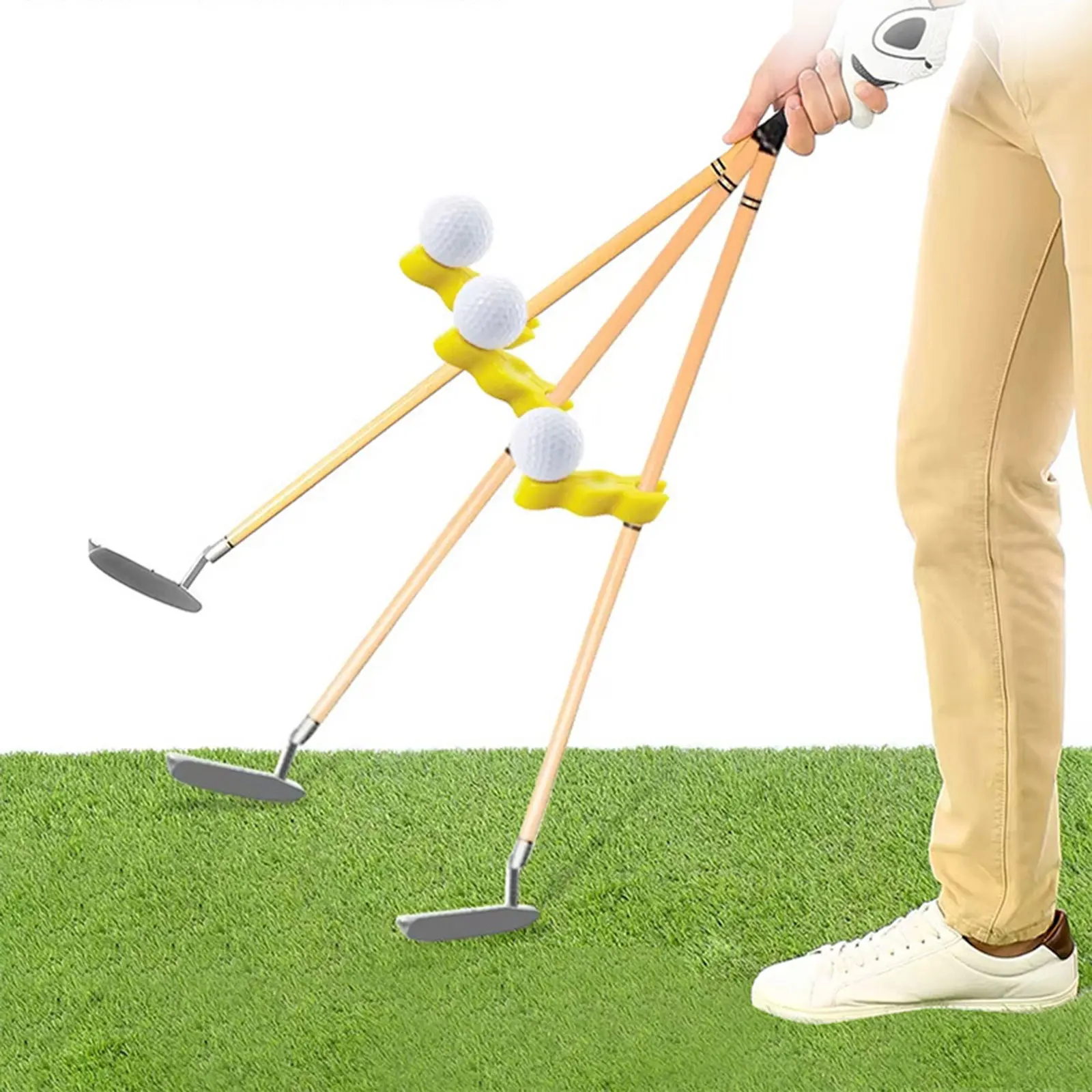 Golf Putter Balance Stabilizer Instant Feedback Portable Mini Golf Putter Balancer Aid Compact Putting Training Device